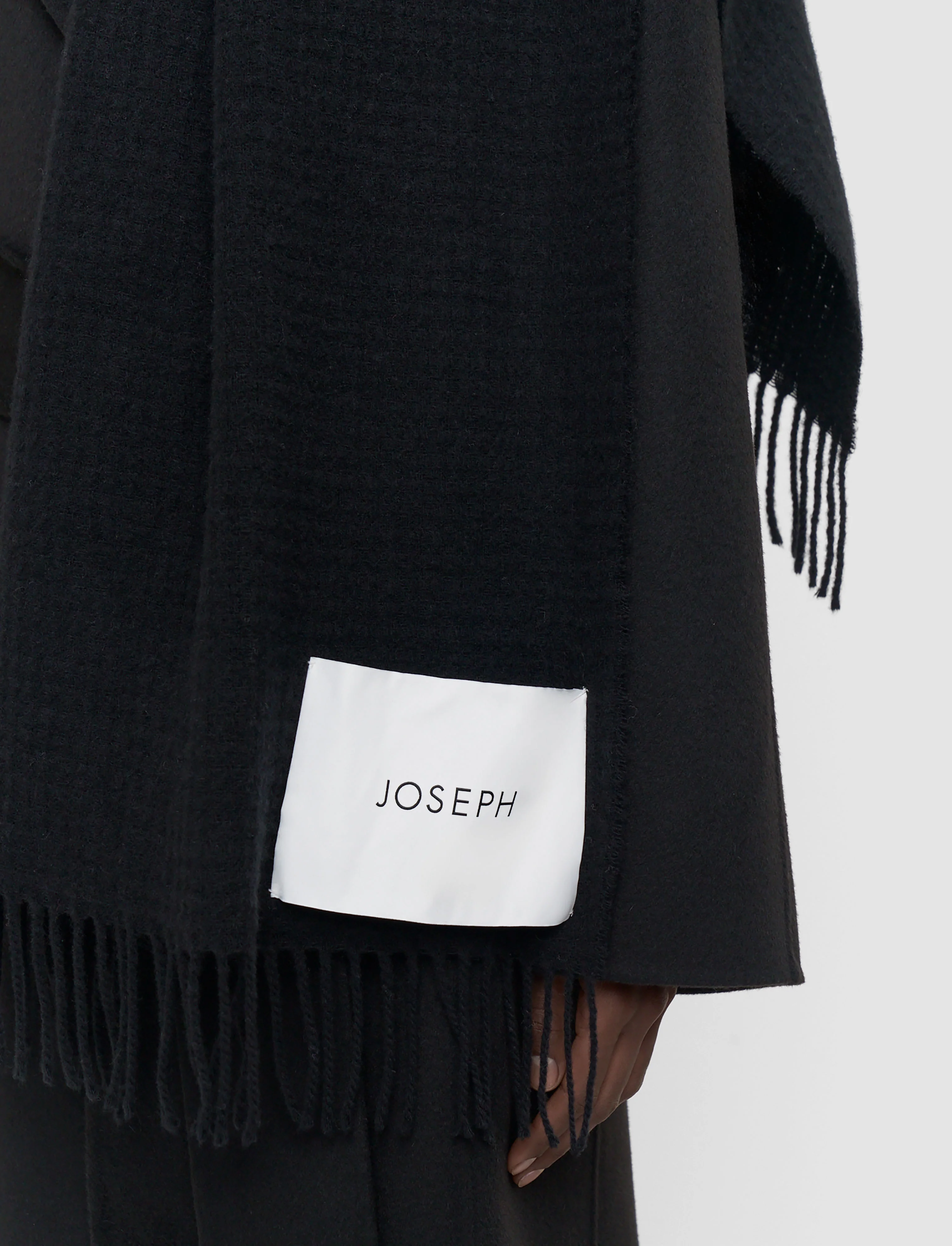 Flora Waffle Wool Scarf - Image 4
