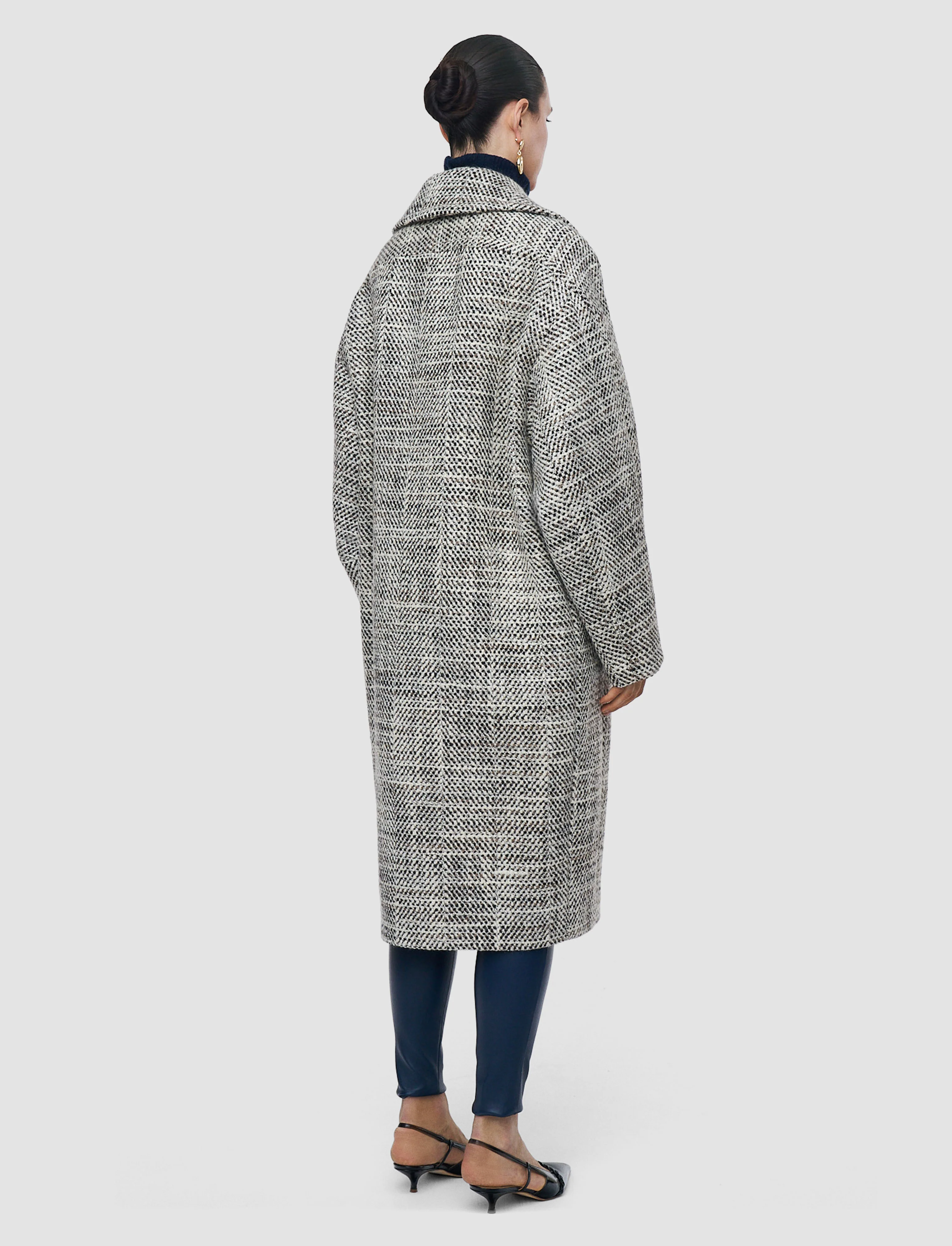 Florent Crosshatch Virgin Wool Coat - Image 3