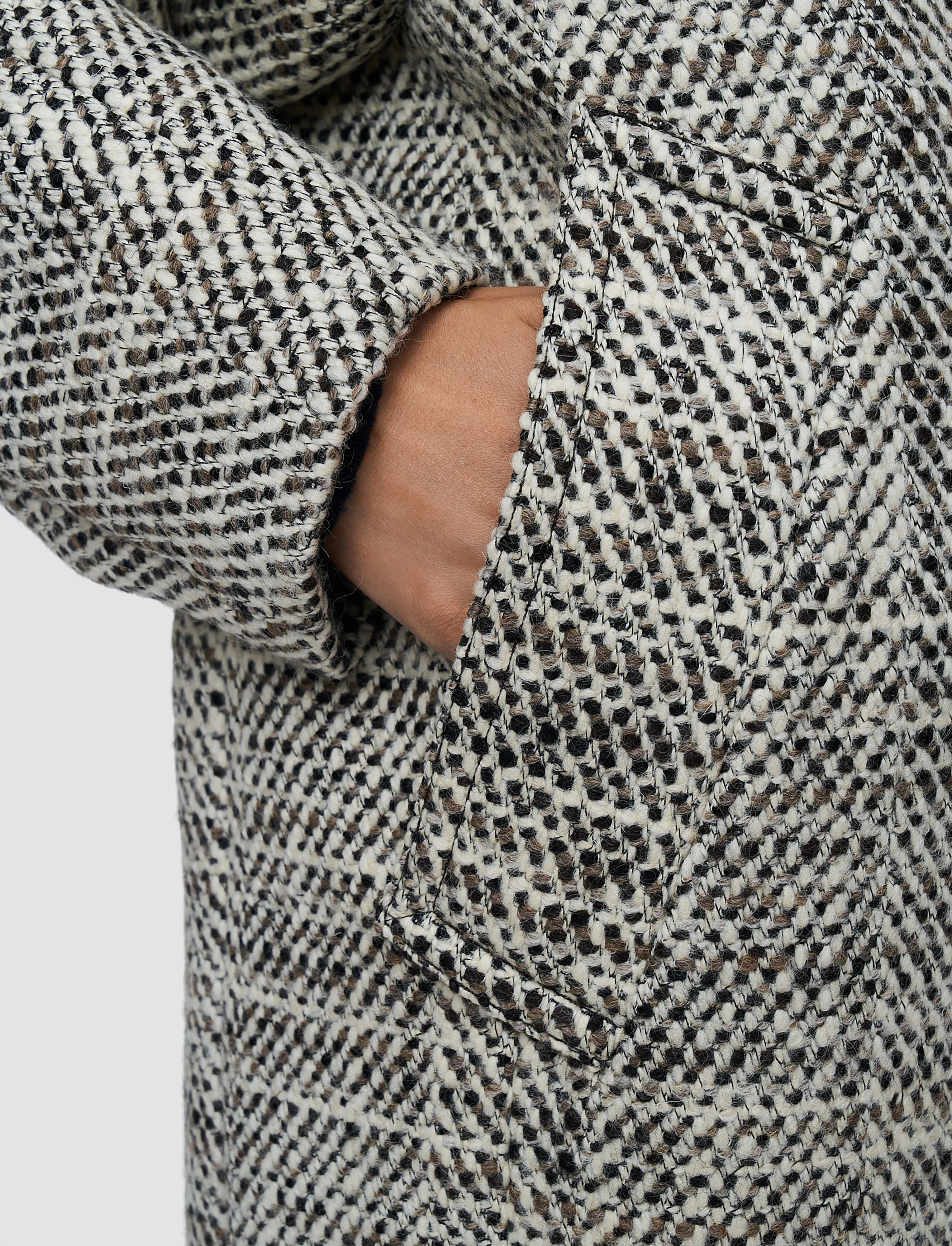 Florent Crosshatch Virgin Wool Coat - Image 5