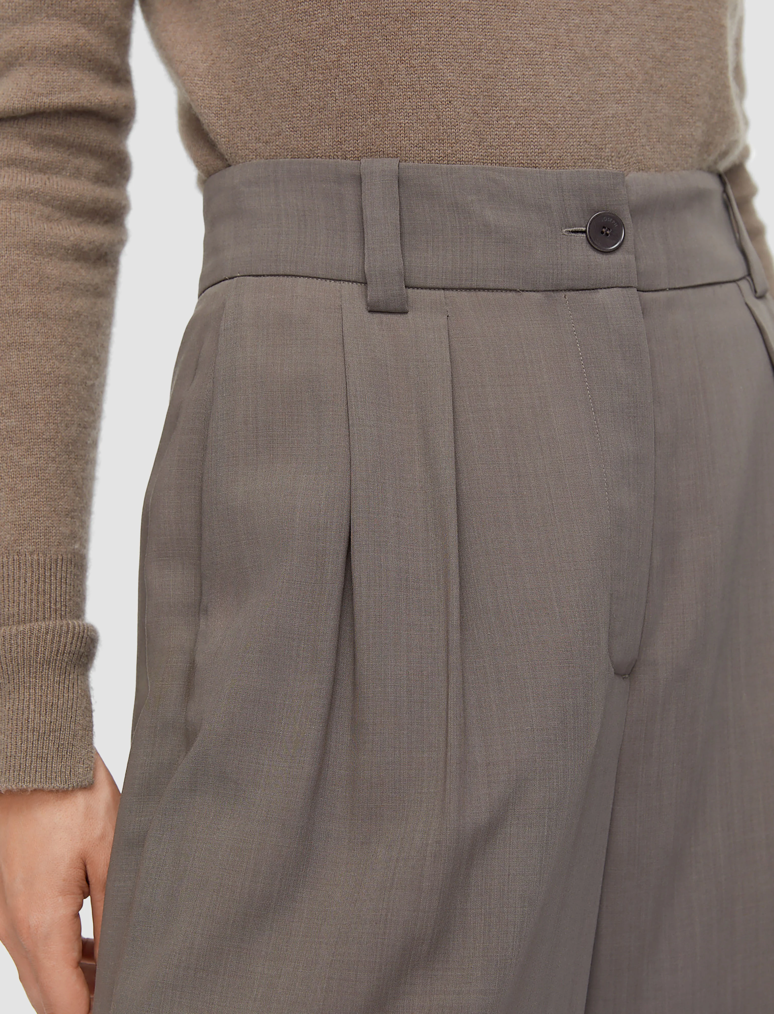 Forest Fine Wool Trousers - Image 4