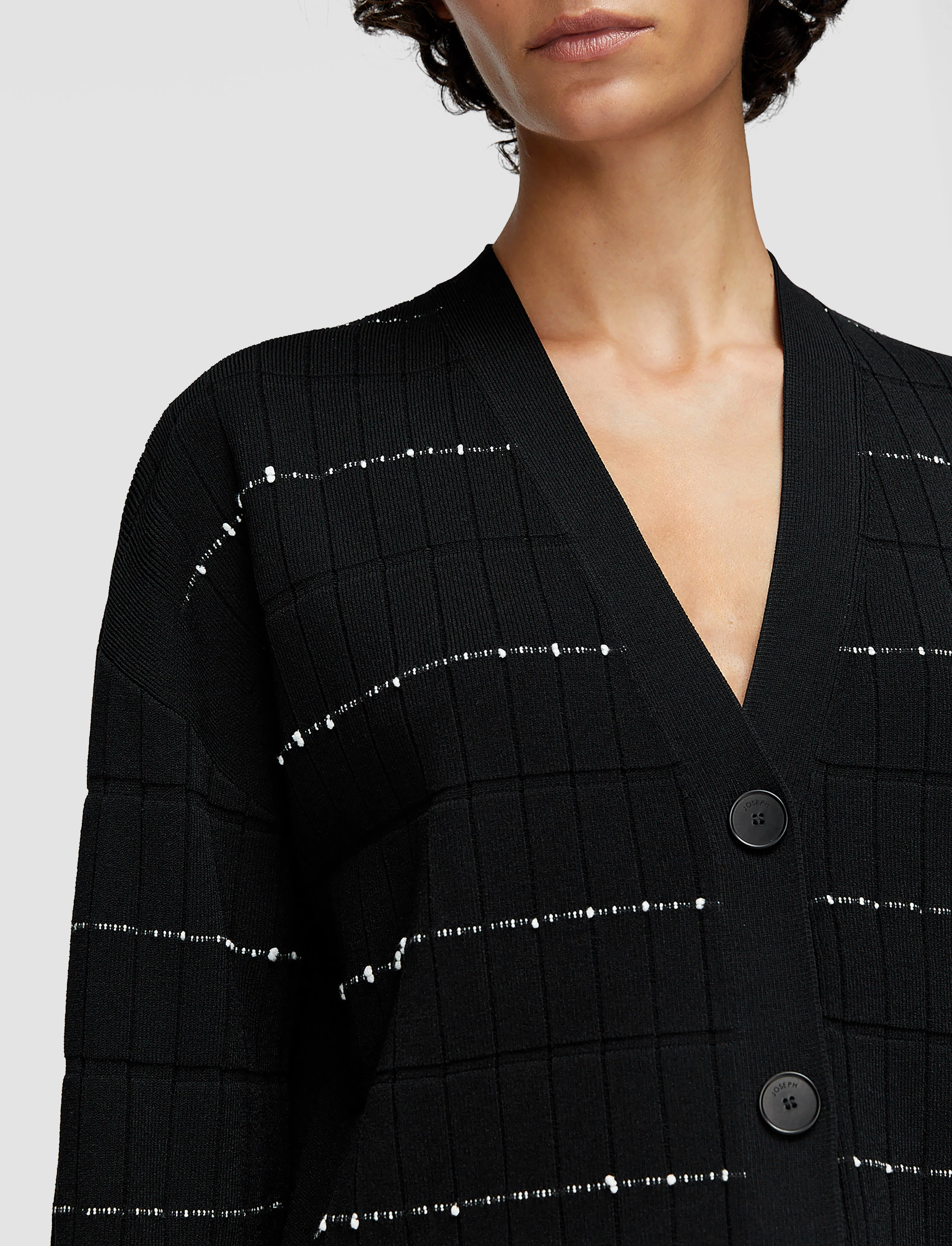 Fragmented Stripes Cardigan - Image 6