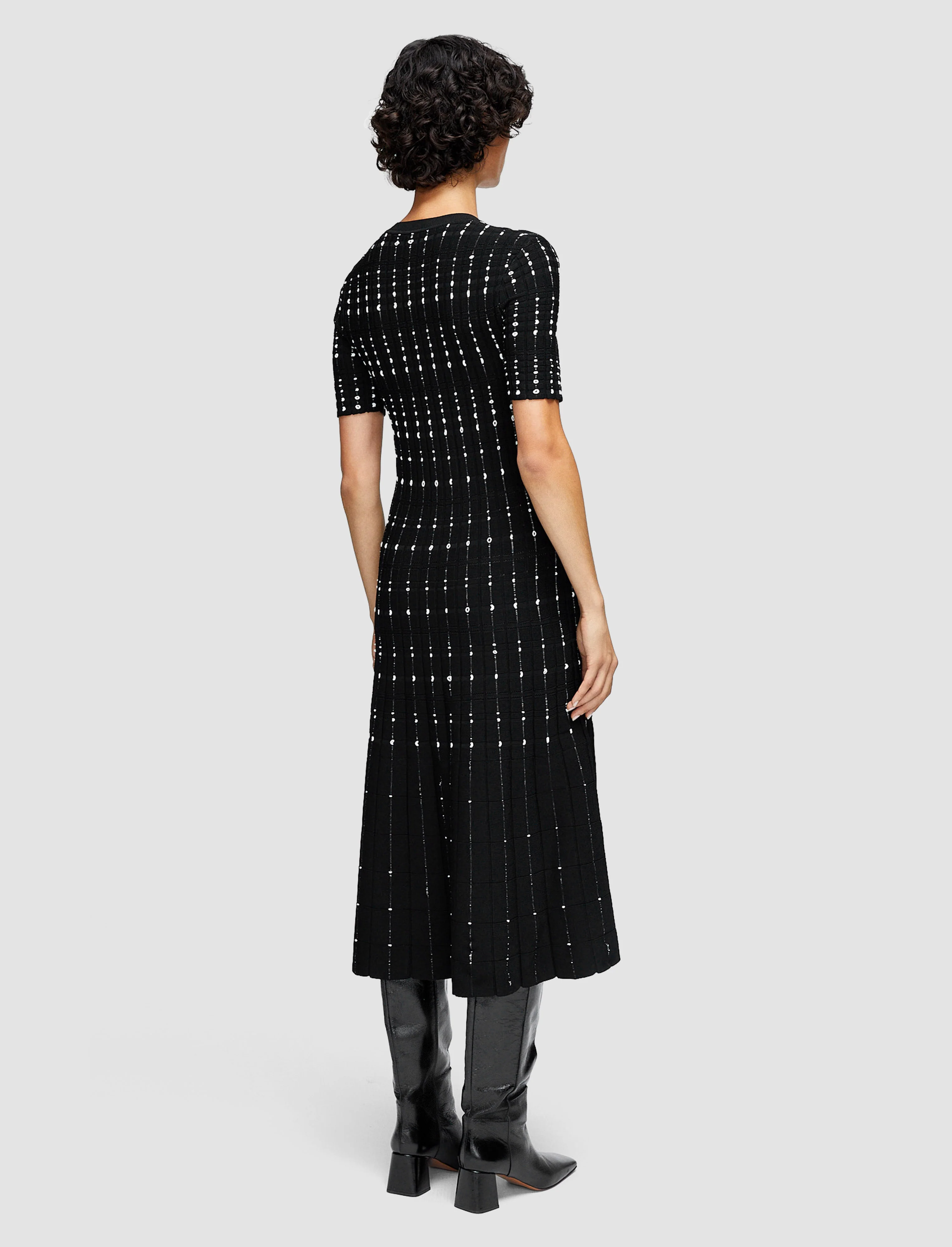 Fragmented Stripes Dress - Image 3