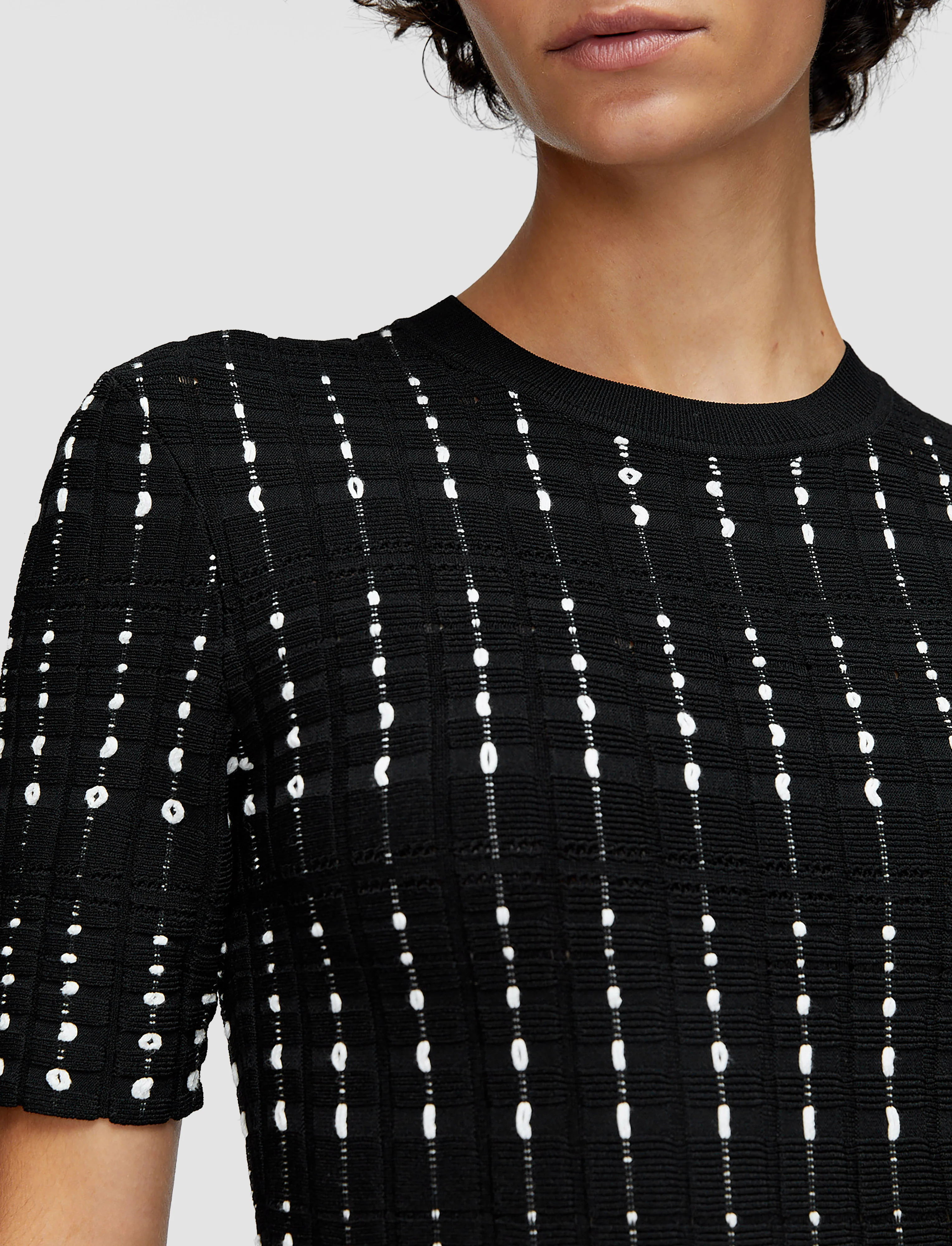Fragmented Stripes Dress - Image 4