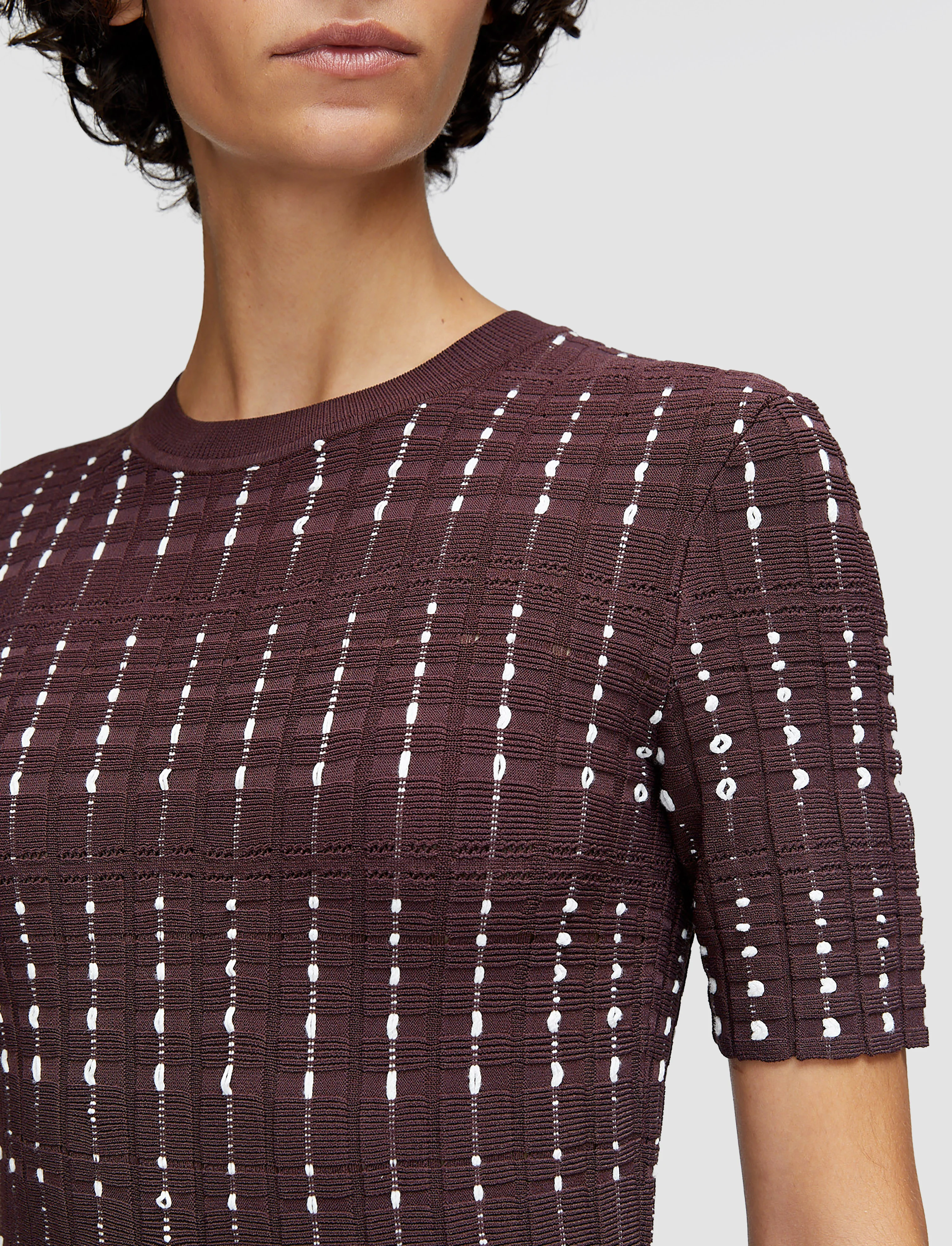 Fragmented Stripes Dress - Image 4