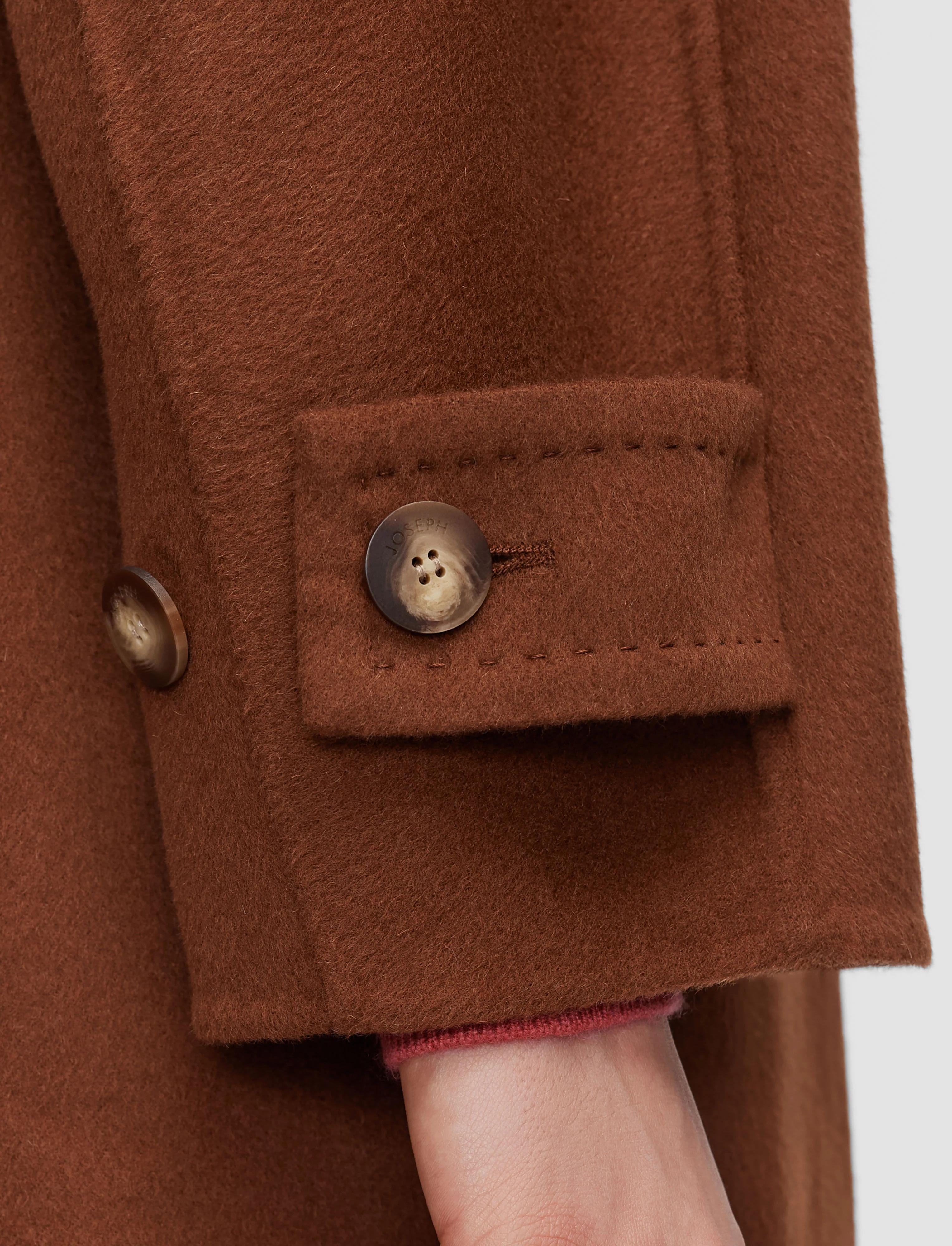 Franco Double Face Cashmere Coat - Image 4