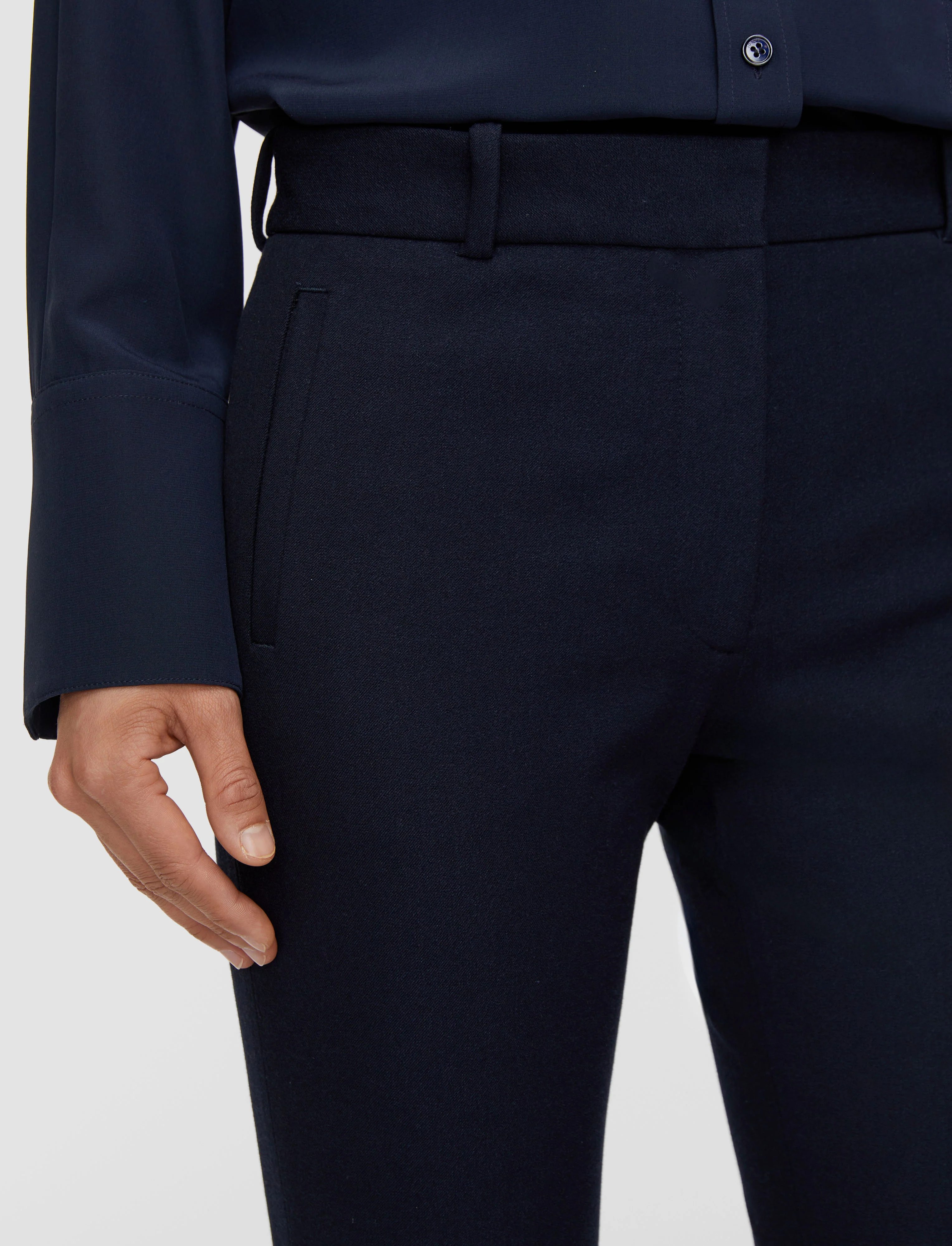 New Eliston Gabardine Stretch Trousers - Image 4