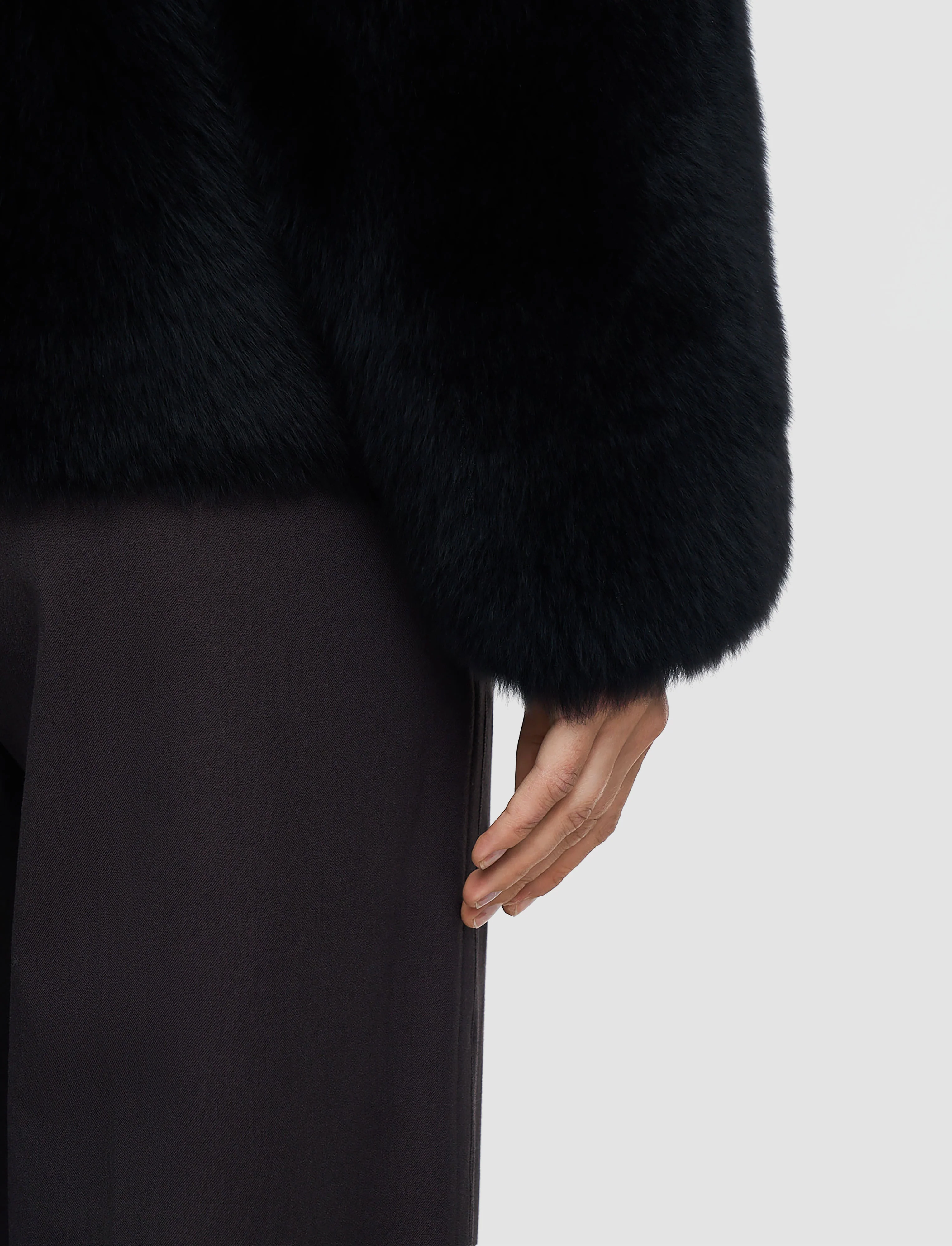 Gomez Long Haired Shearling Jacket - Image 4