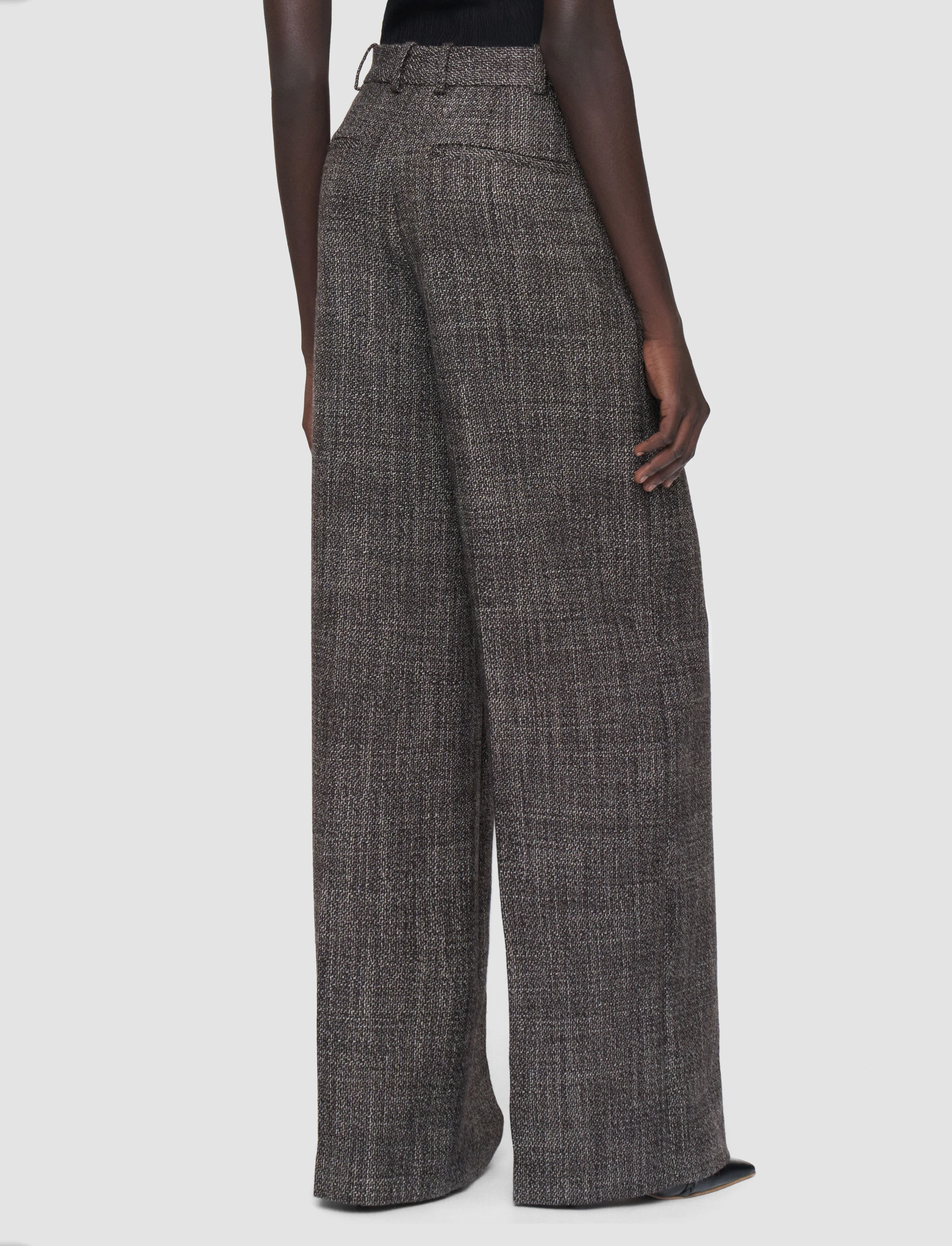 Hawley Textured Tailoring Wool Trousers - Image 3