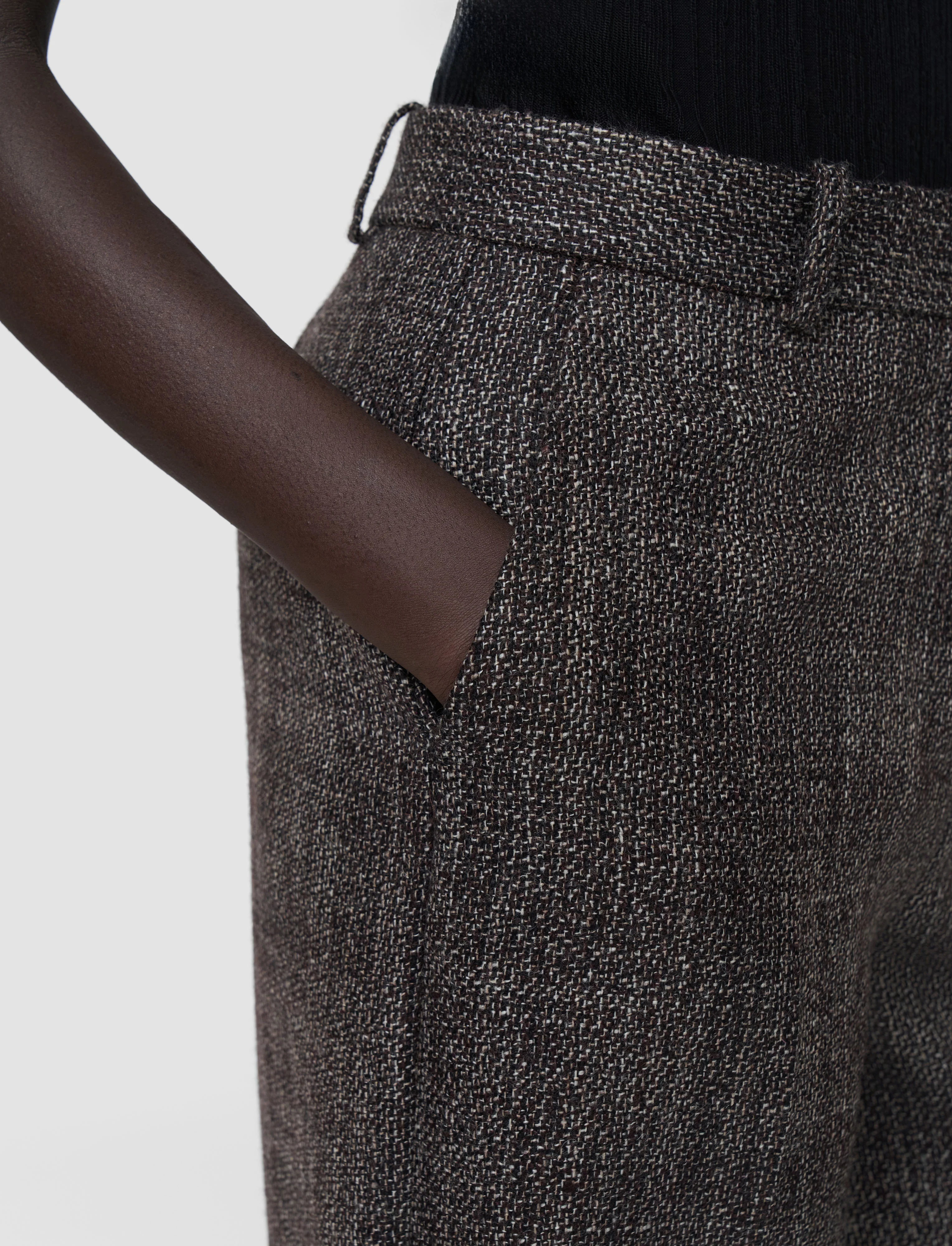 Hawley Textured Tailoring Wool Trousers - Image 4