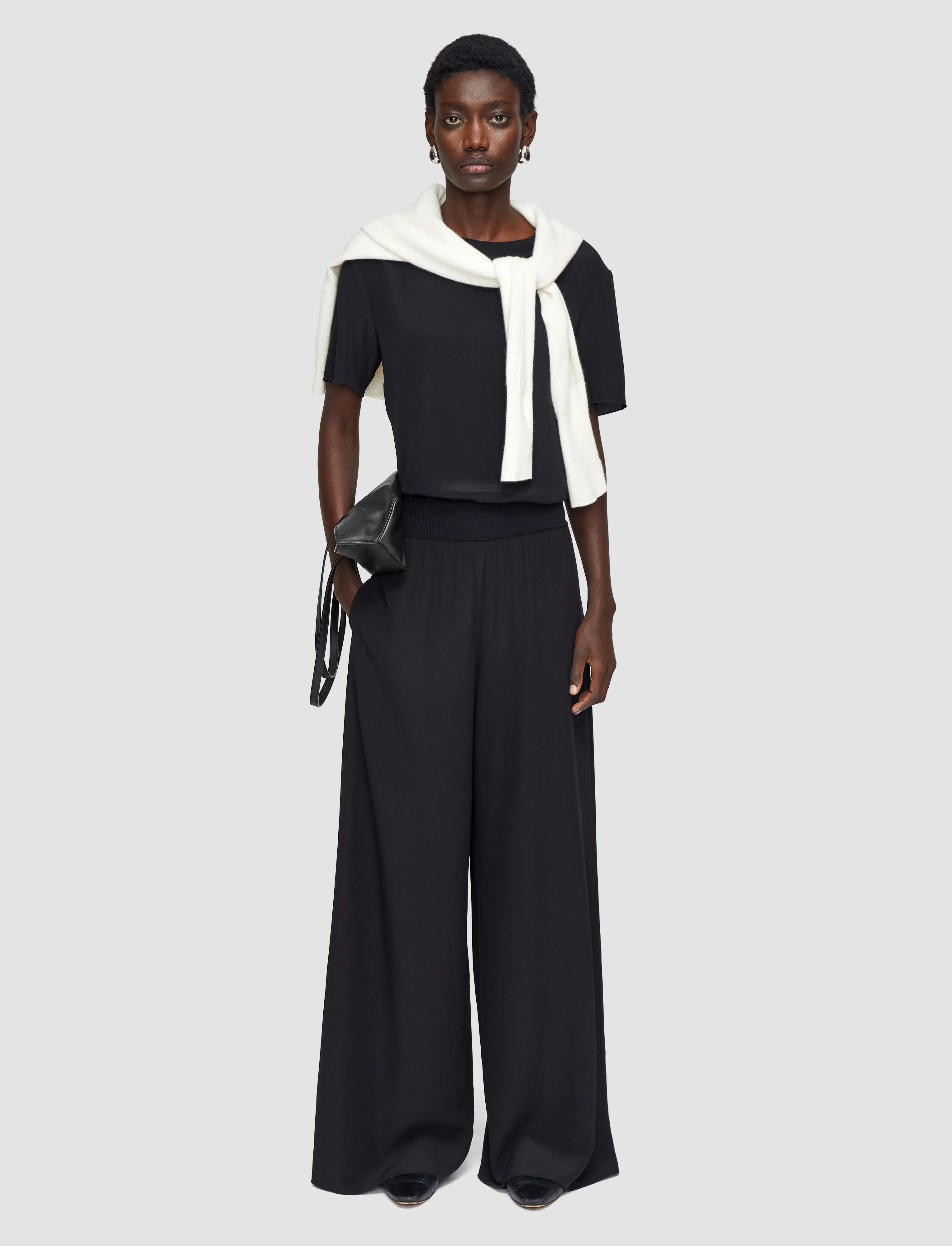 Hulin Crepe de Soie Silk Trousers - Image 5