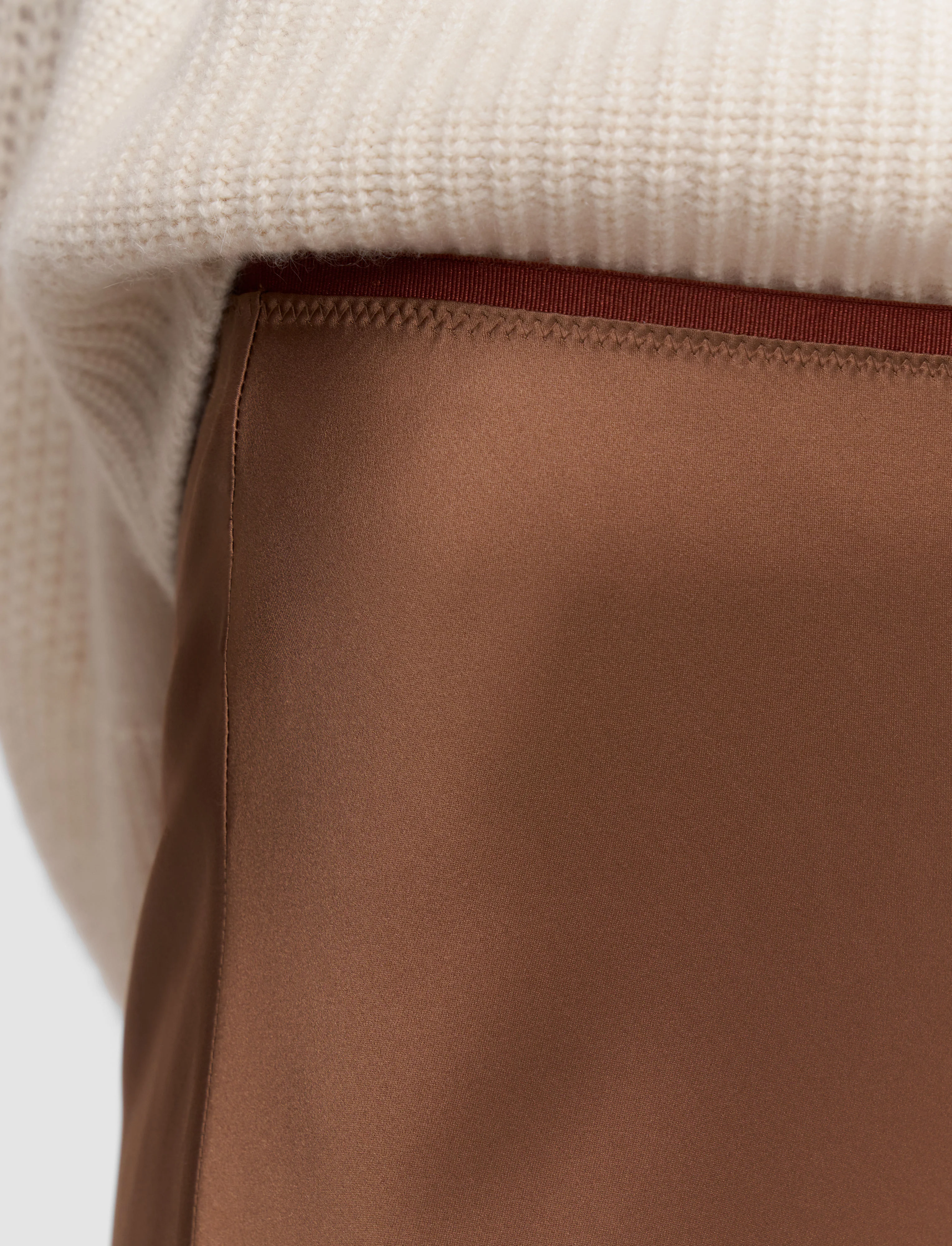 Isaak Long Silk Satin Skirt - Image 4