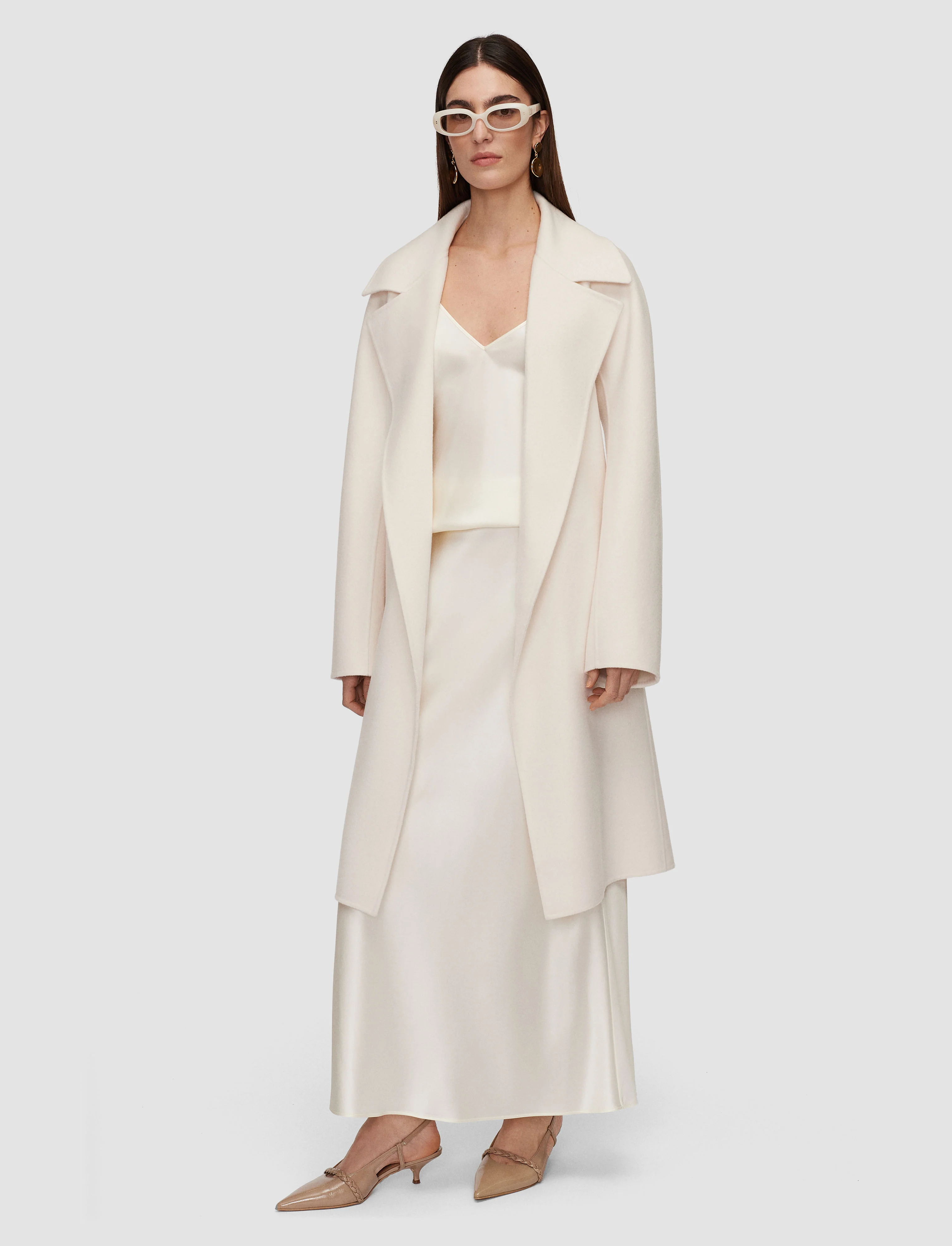 Isaak Long Silk Satin Skirt - Image 4