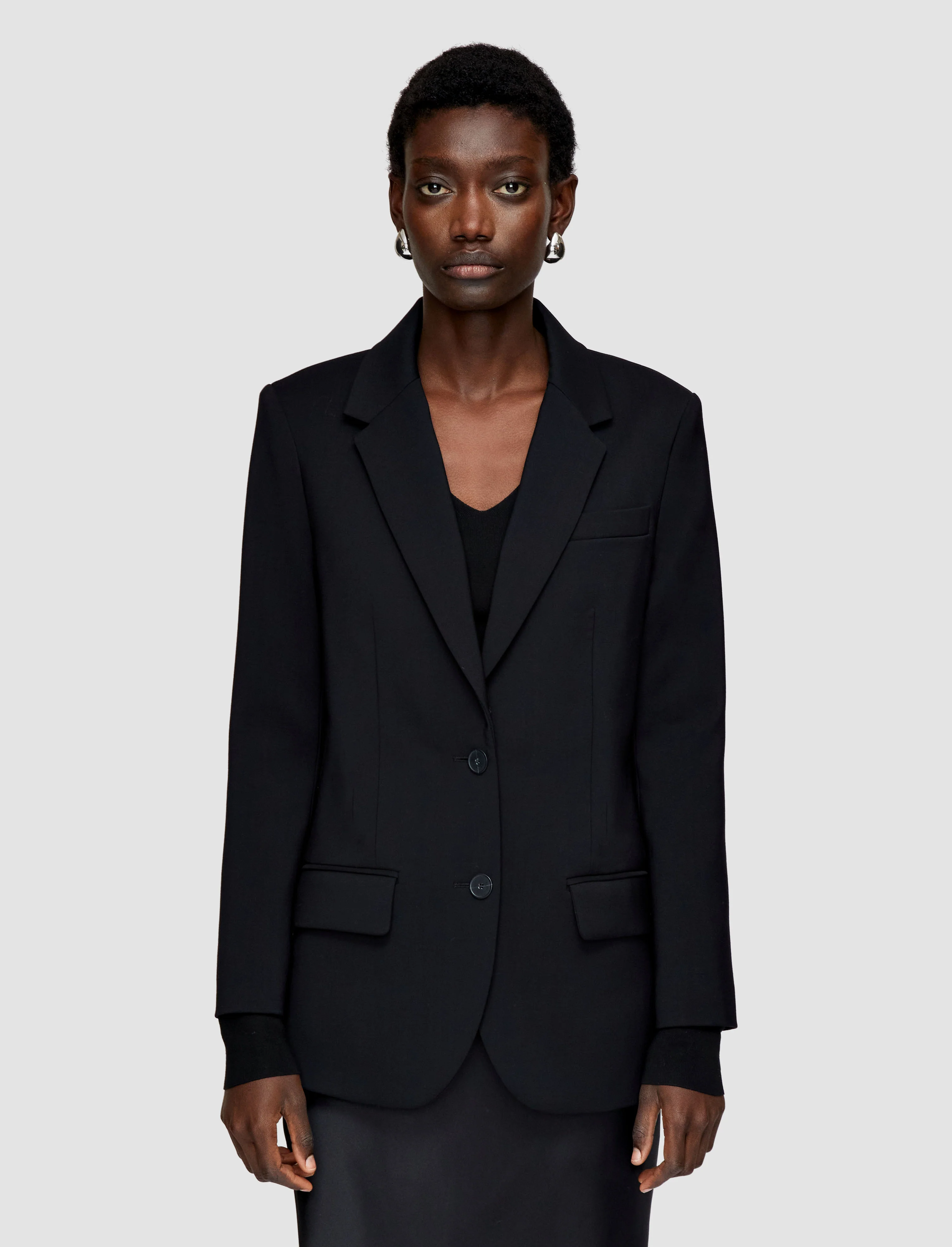 Tailoring Wool Stretch Jackie Jacket - Image 3