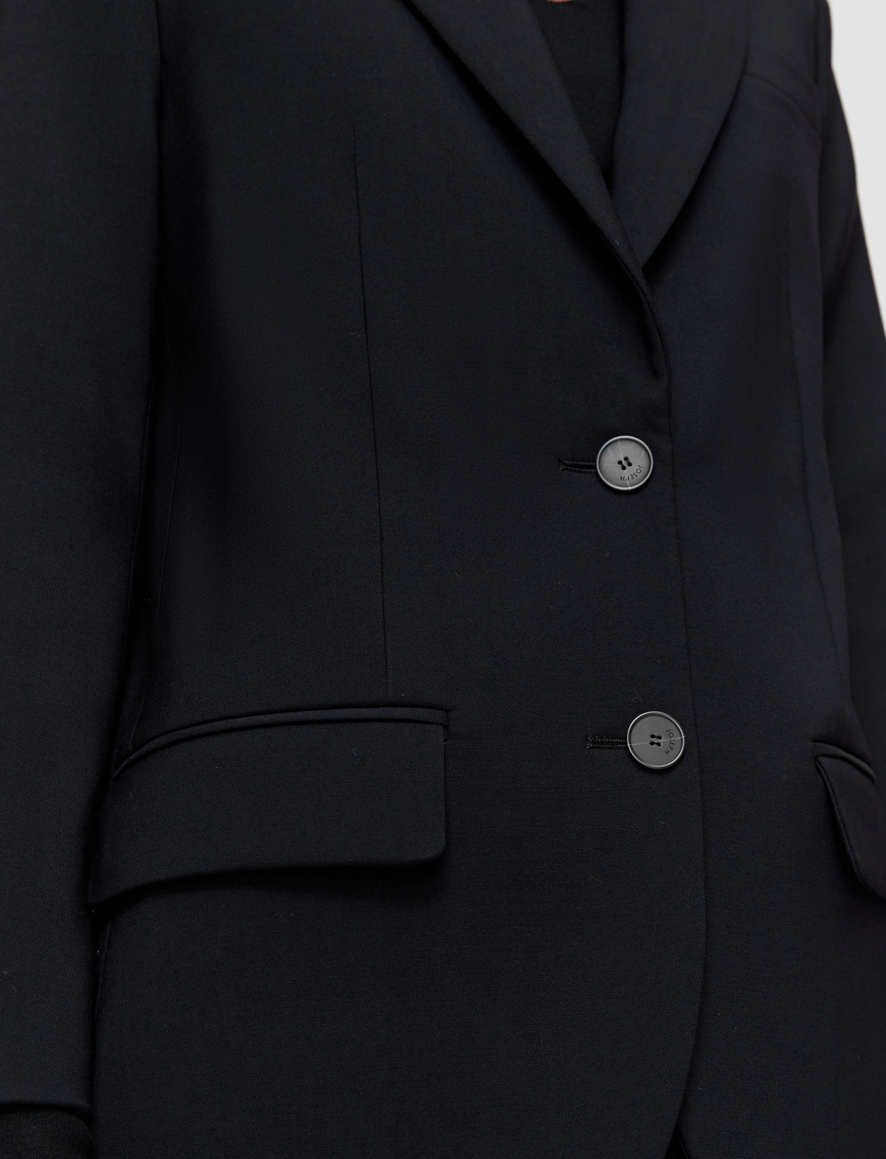 Tailoring Wool Stretch Jackie Jacket - Image 6