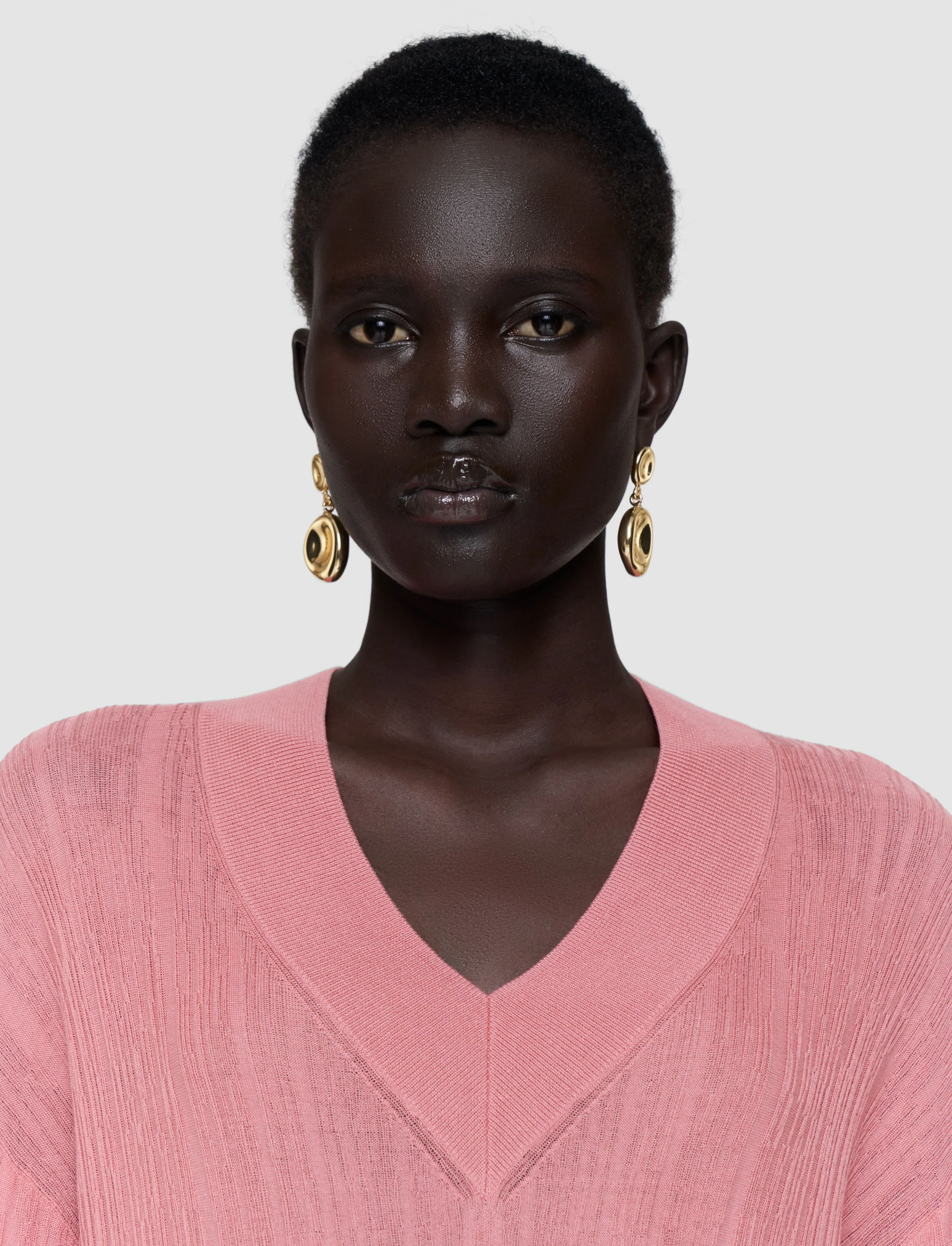 Jardin Silk Cotton Rib Jumper - Image 6