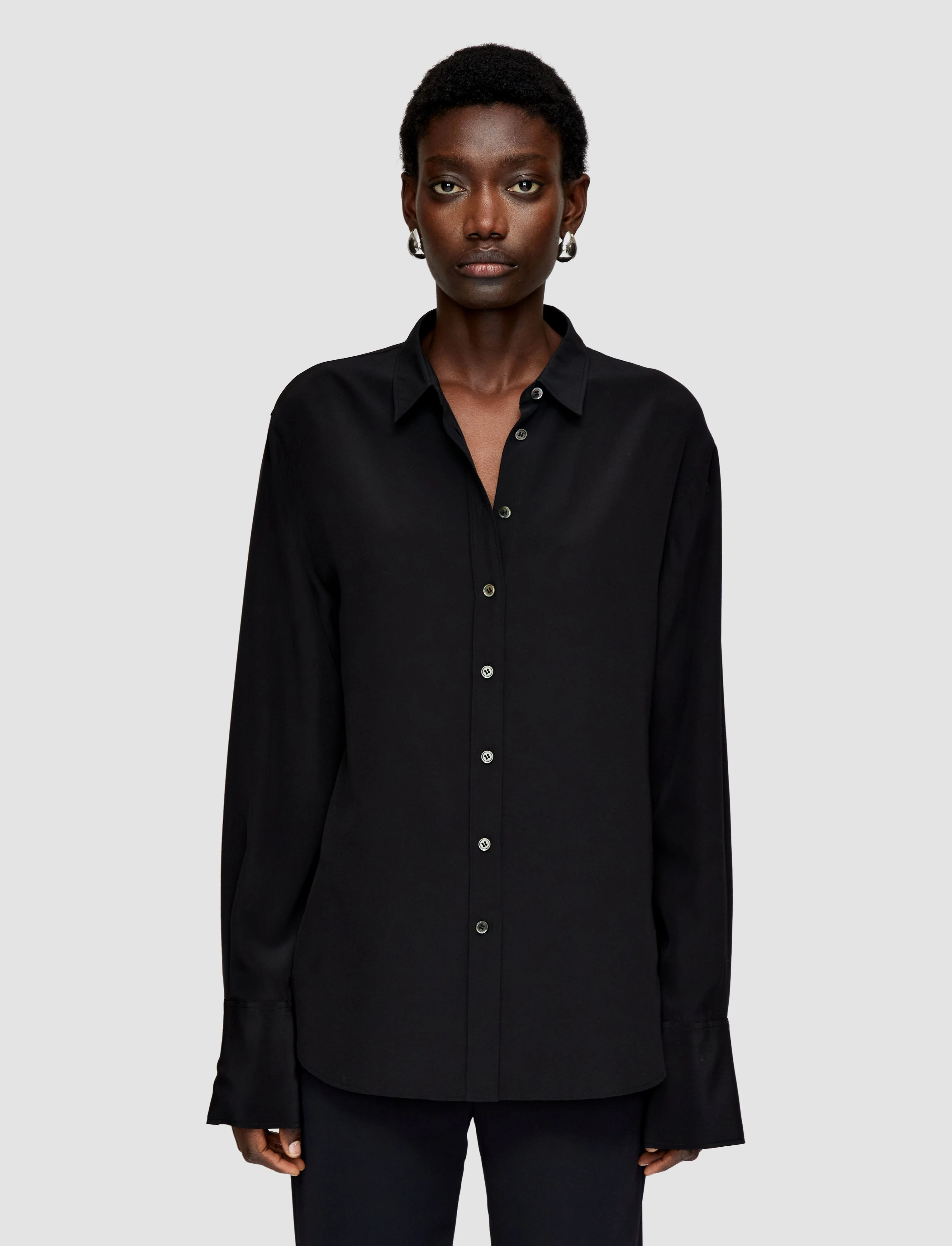 Joe Silk Crepe de Chine Blouse - Image 3