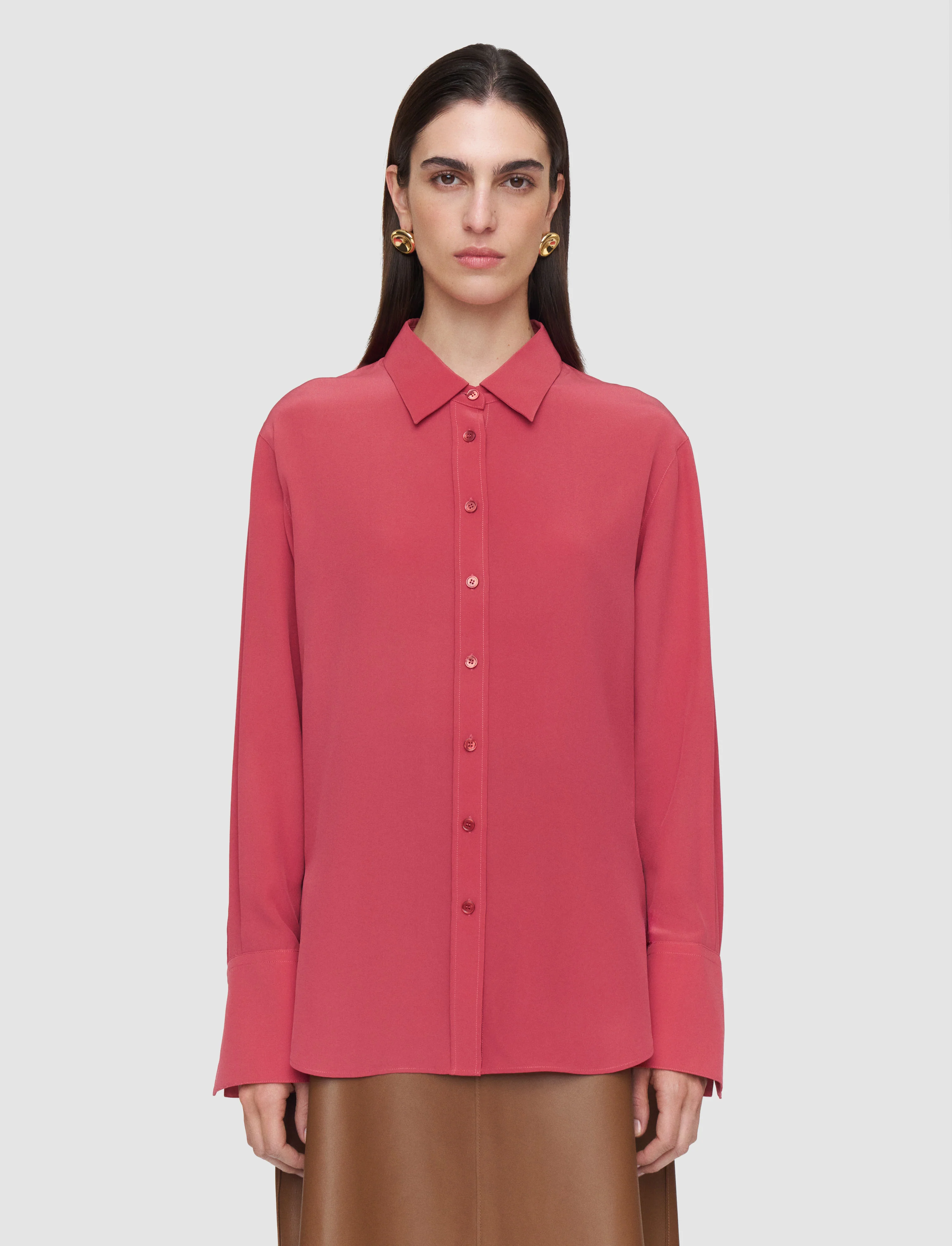 Joe Crepe de Chine Silk Blouse - Image 3