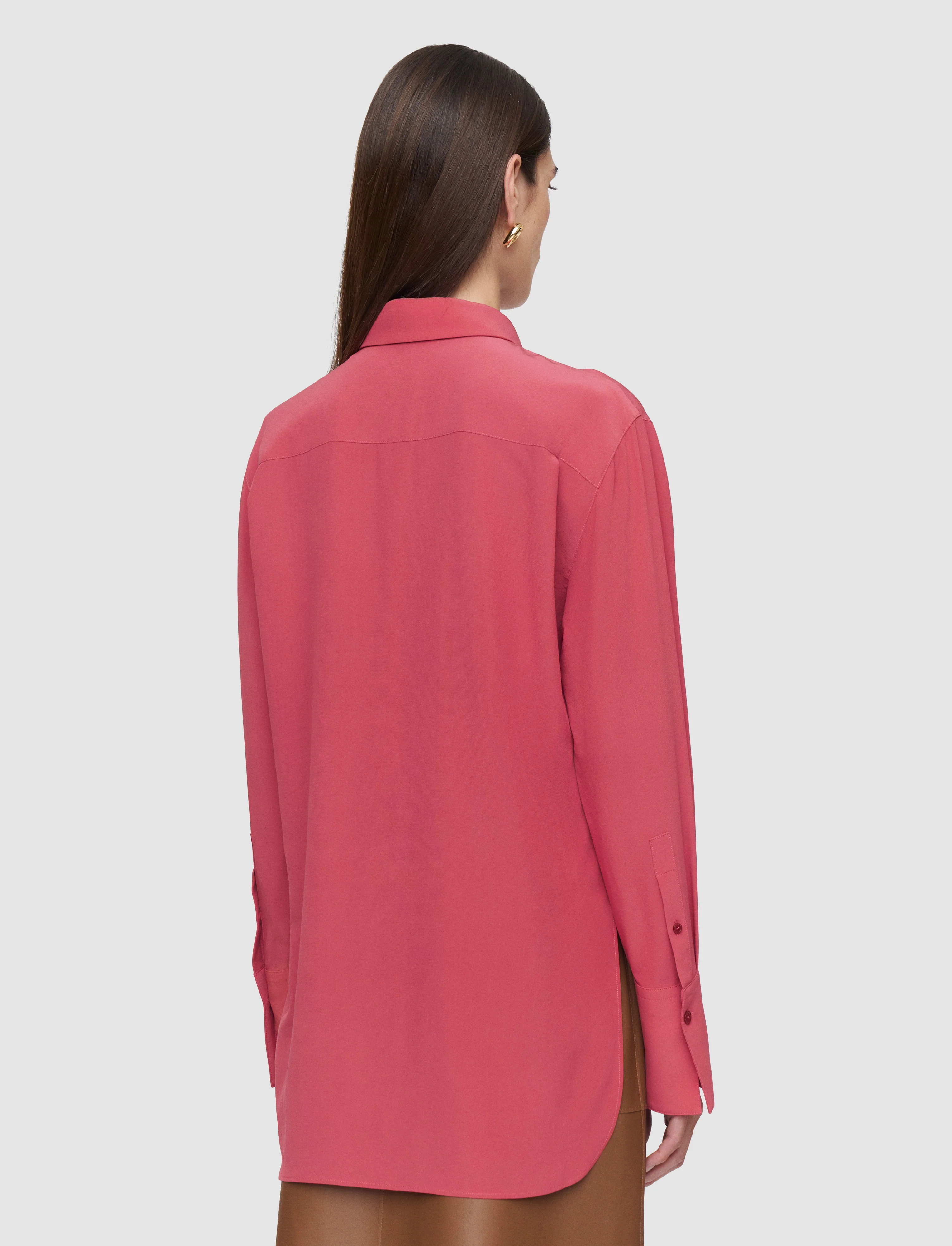 Joe Crepe de Chine Silk Blouse - Image 4
