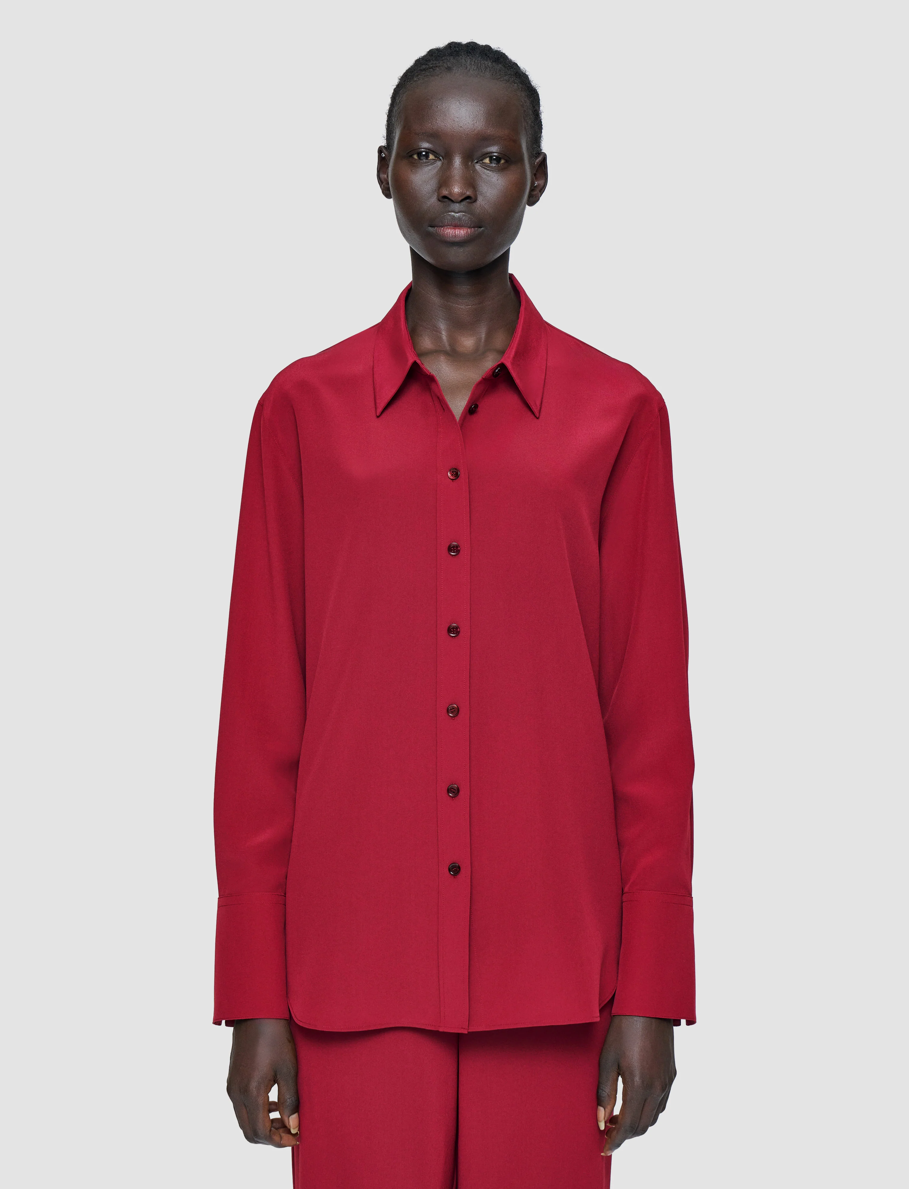 Joe Crepe de Chine Silk Blouse - Image 3