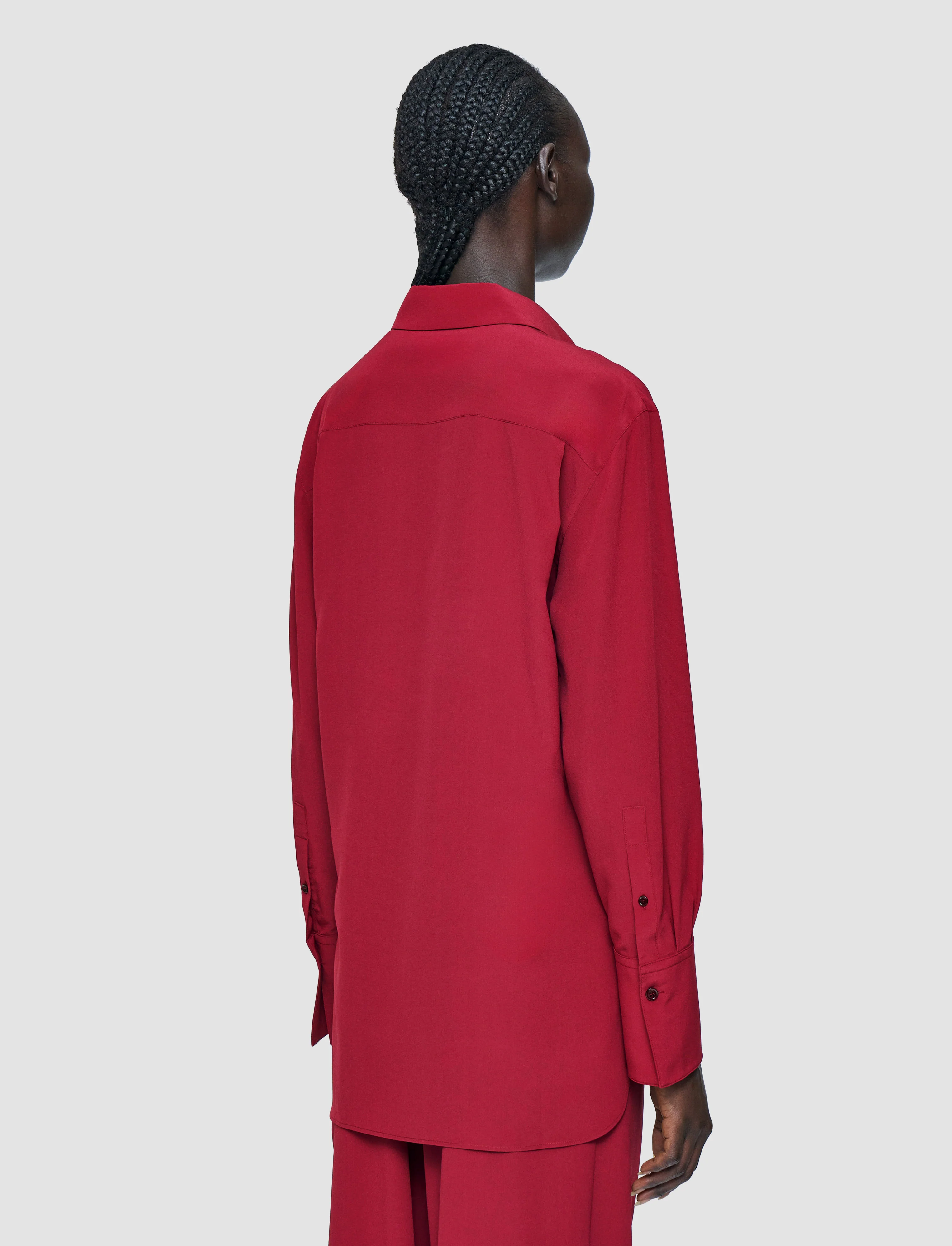 Joe Crepe de Chine Silk Blouse - Image 4