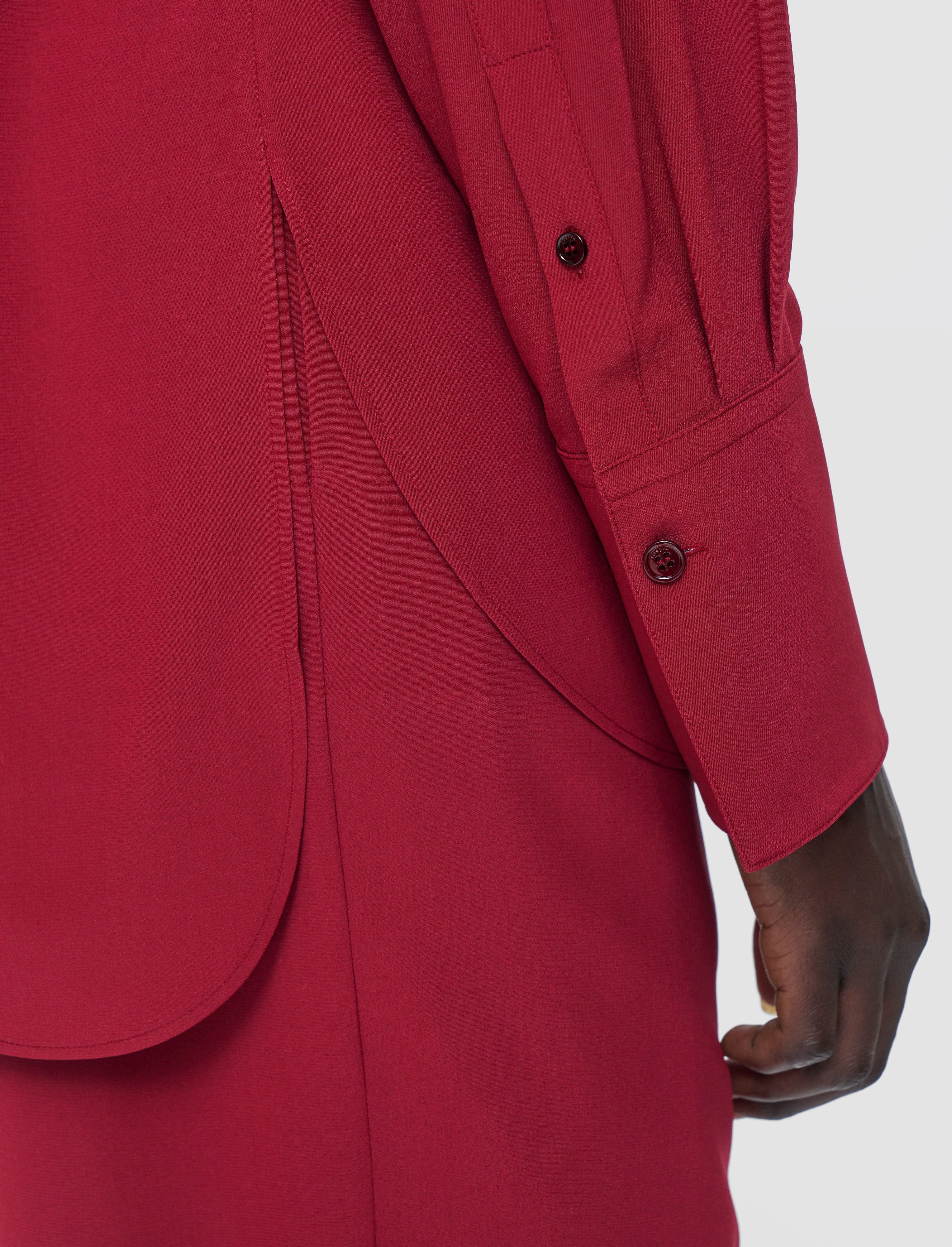 Joe Crepe de Chine Silk Blouse - Image 5