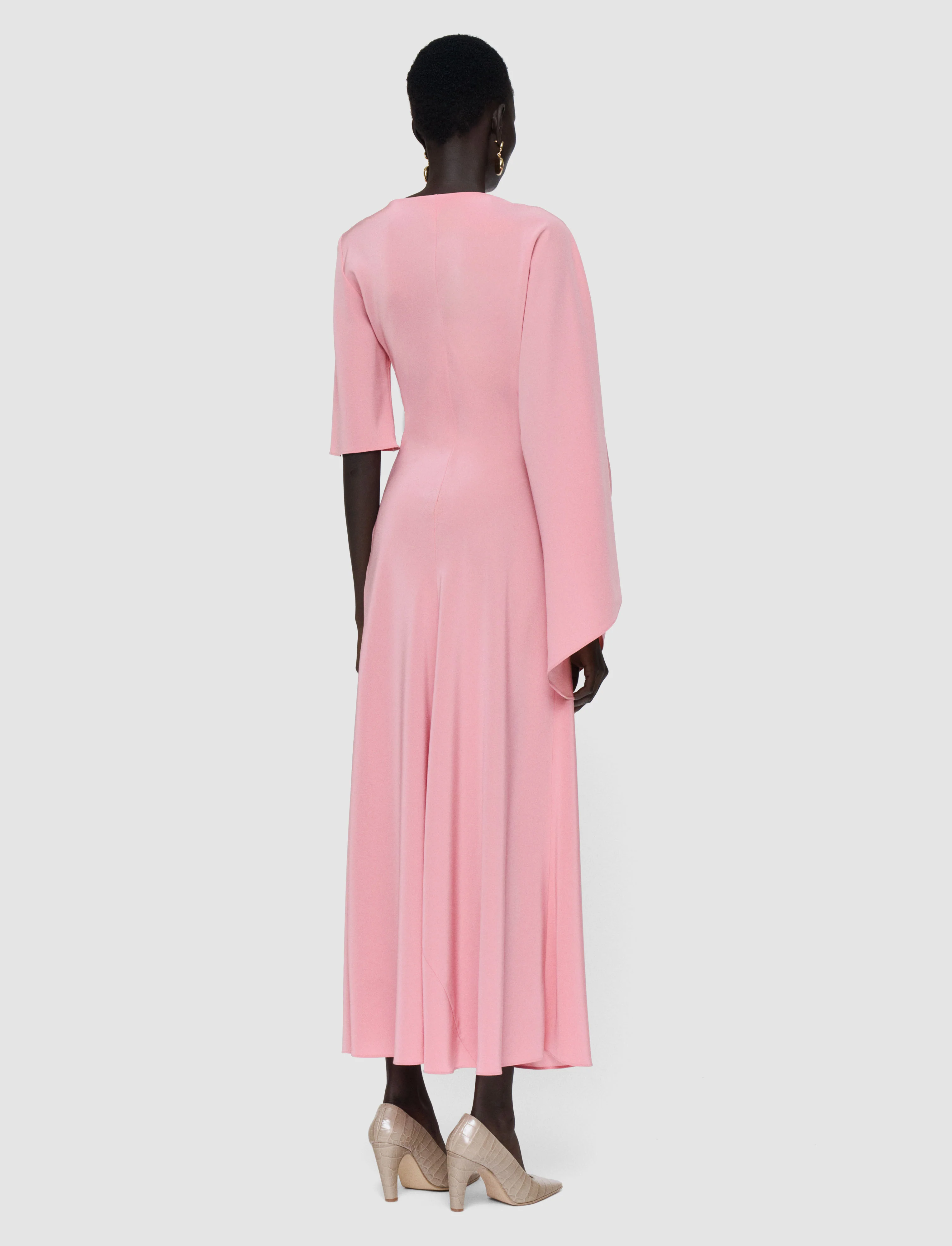 Joya Satin Twill Dress - Image 3