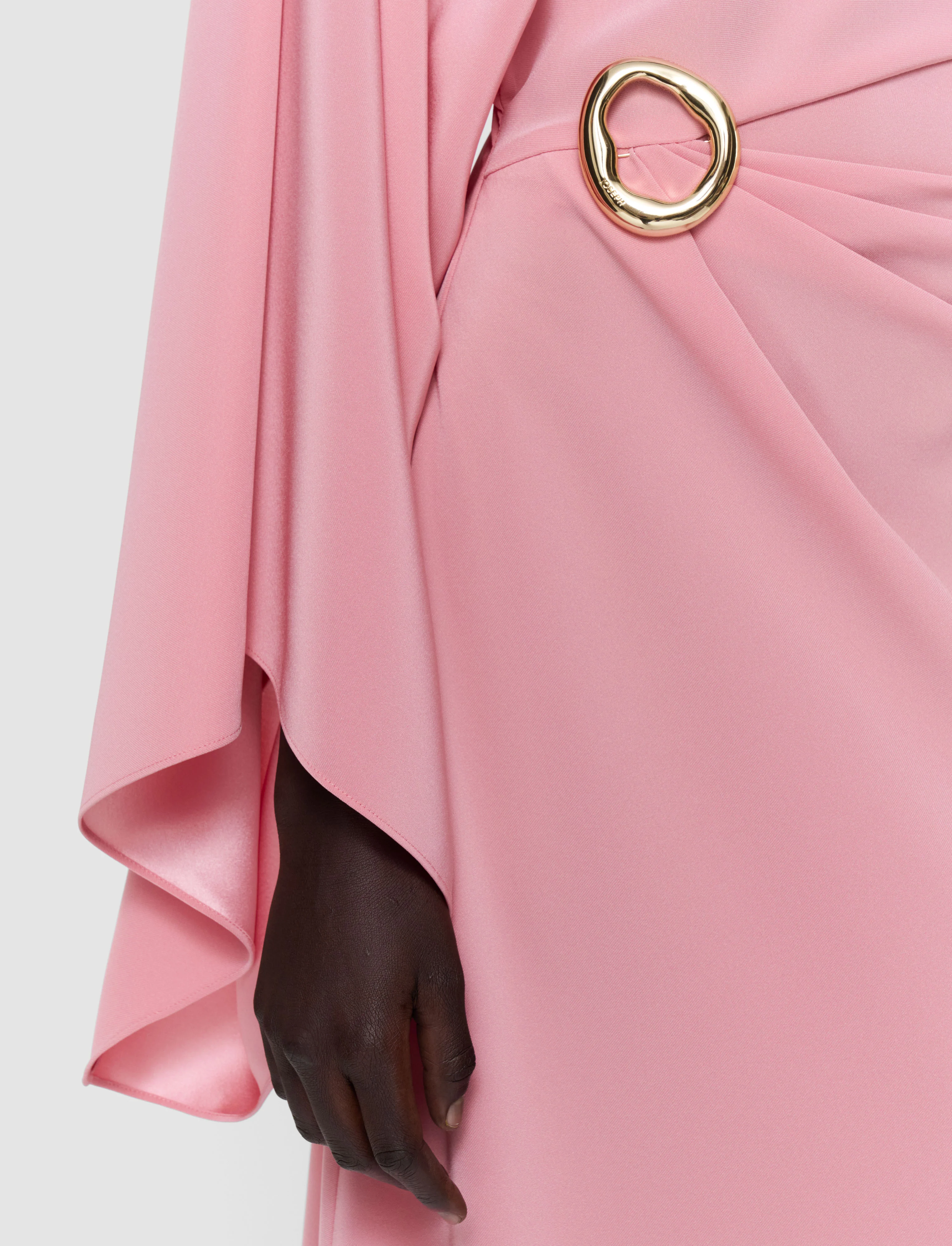 Joya Satin Twill Dress - Image 4