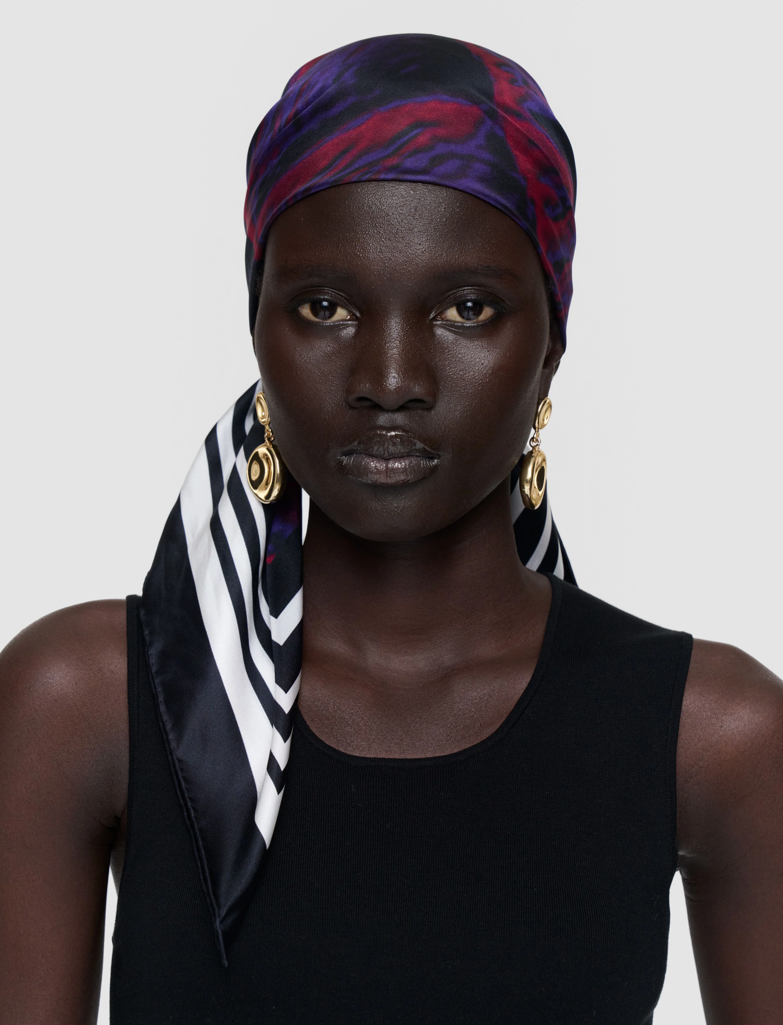 Layla Large Silk Scarf - Image 5