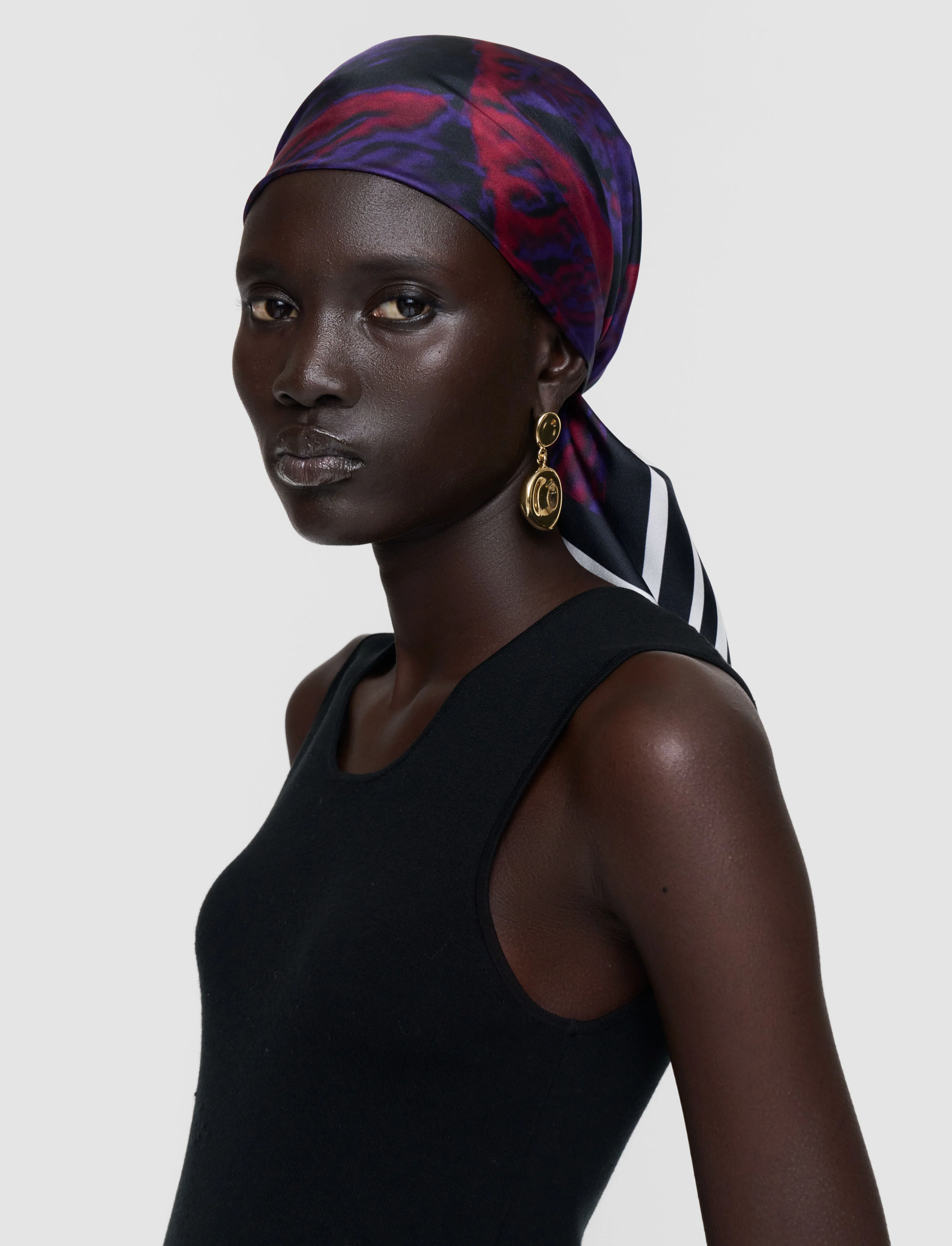 Layla Large Silk Scarf - Image 6