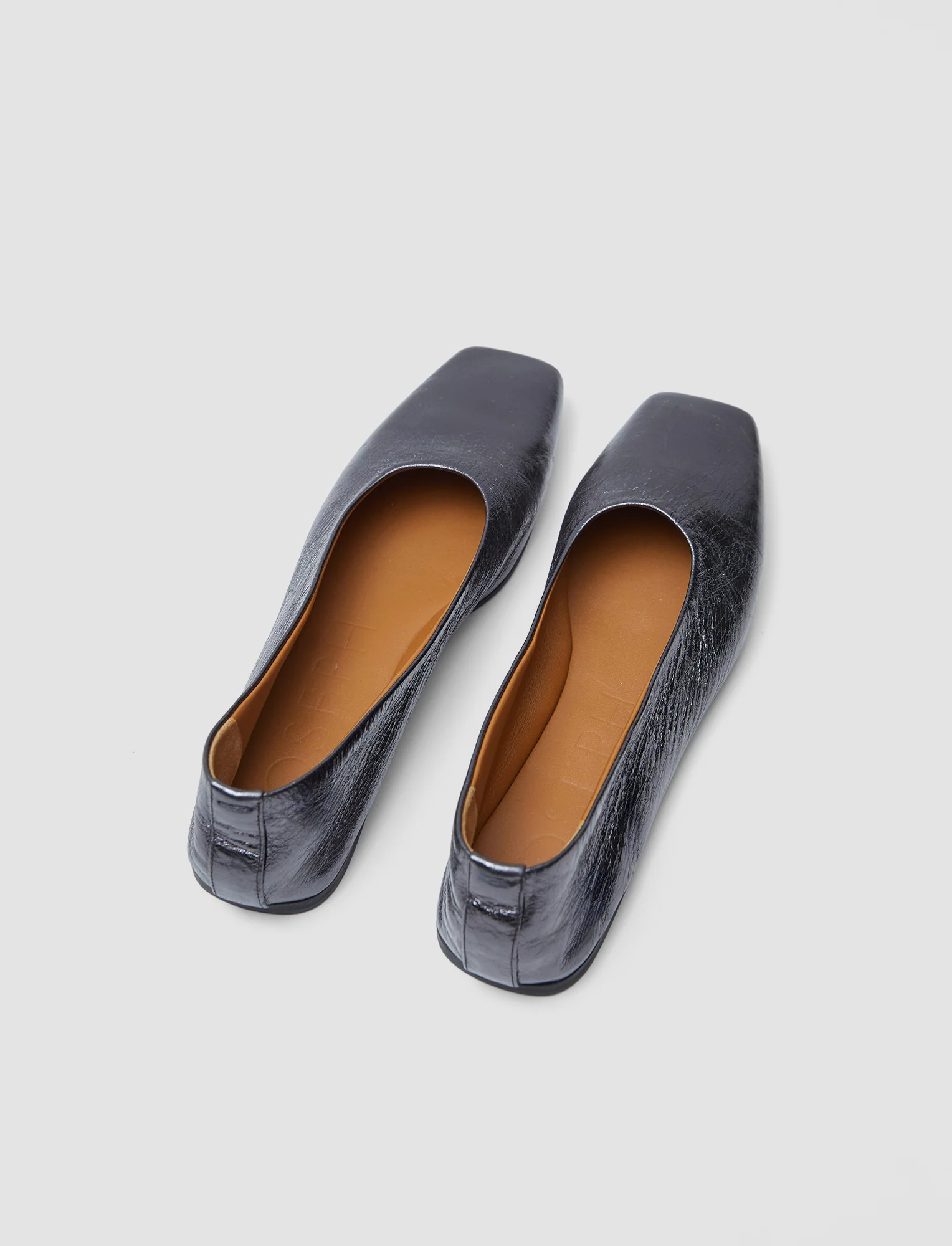 Metallic Leather Ballerinas - Image 3