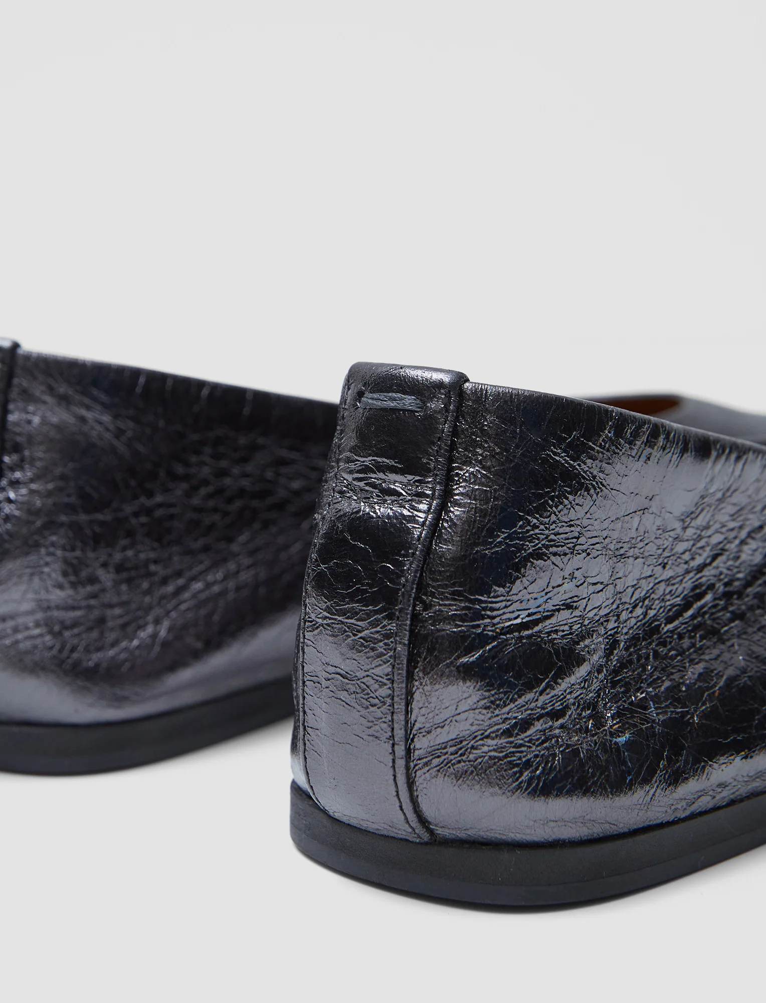 Metallic Leather Ballerinas - Image 4