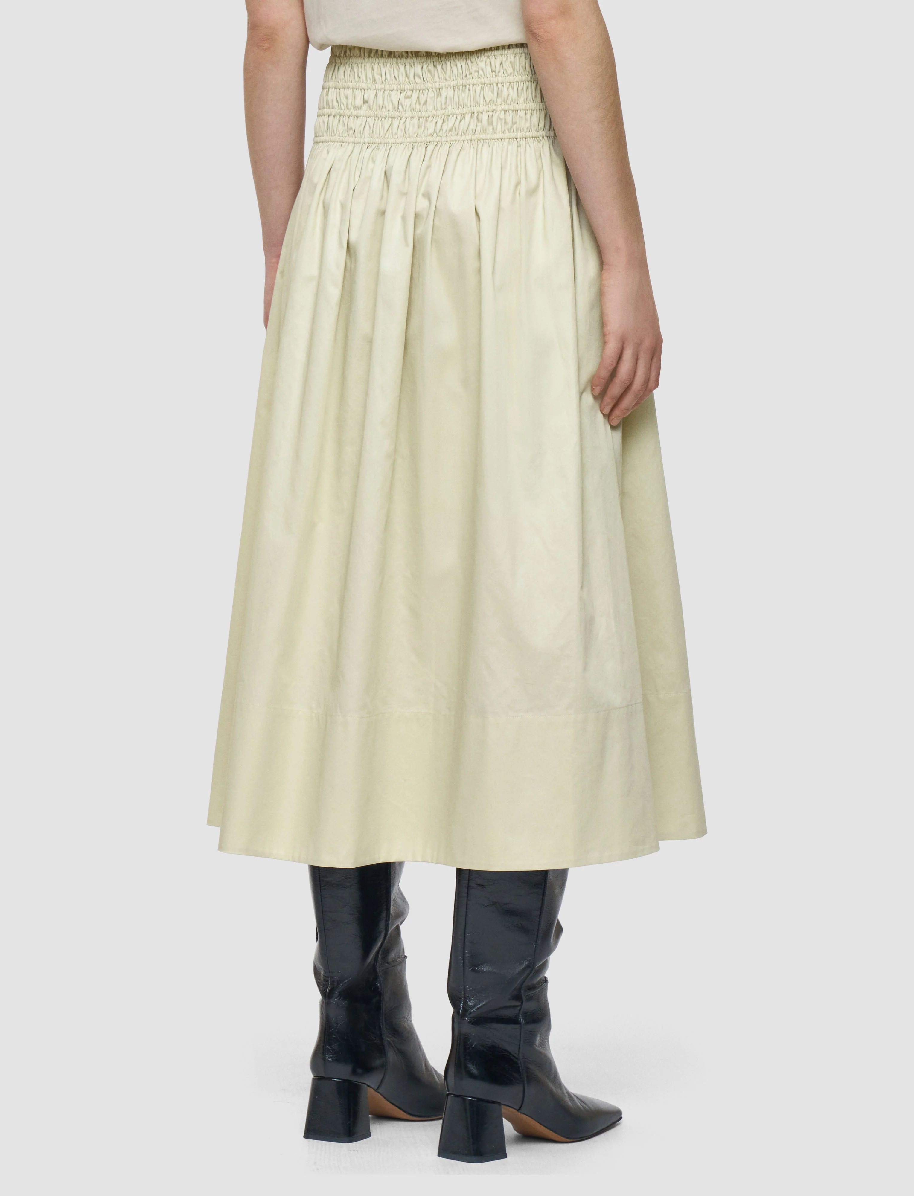 Leonie Cotton Sateen Skirt - Image 3