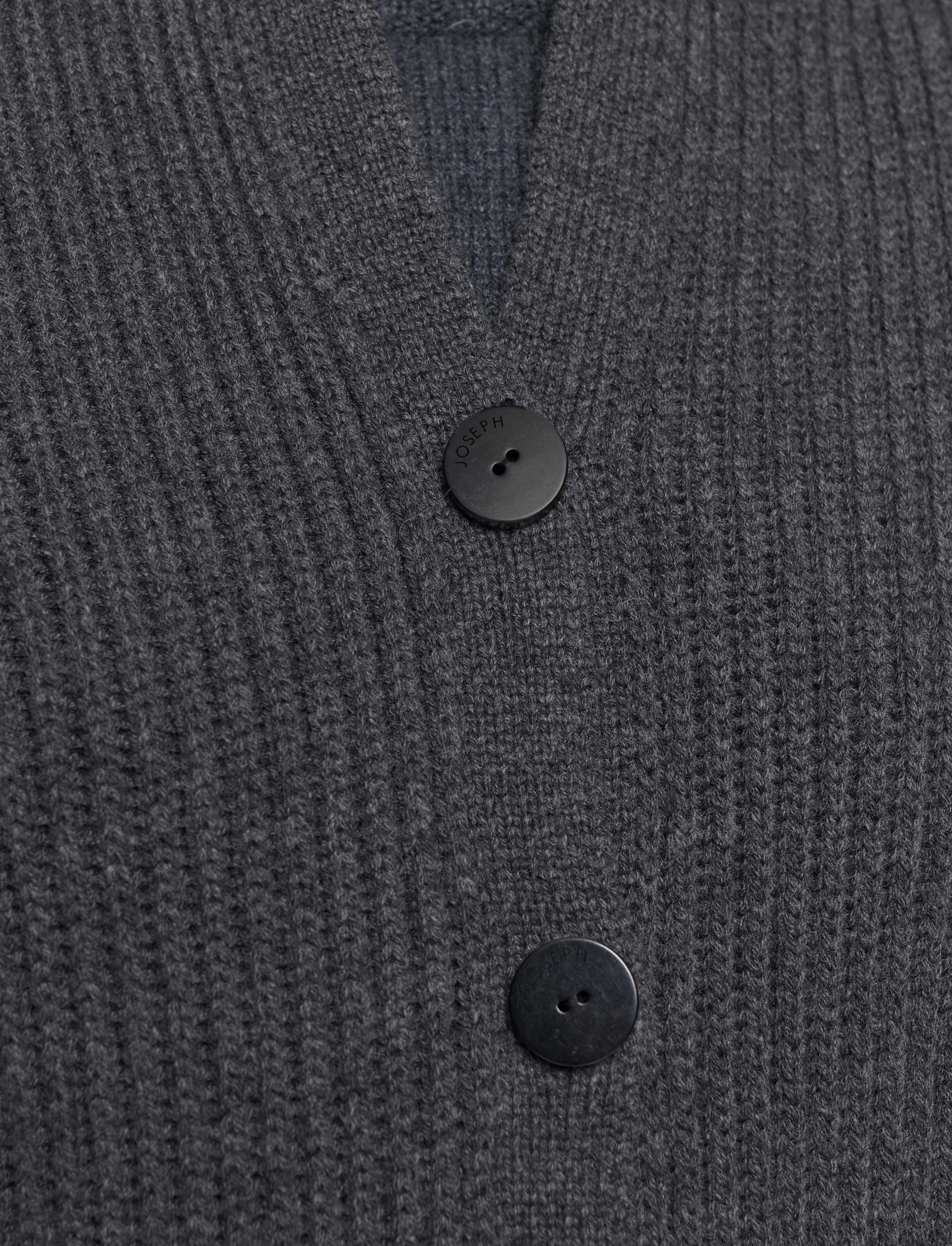 Light Cardigan Stitch Button Scarf - Image 5