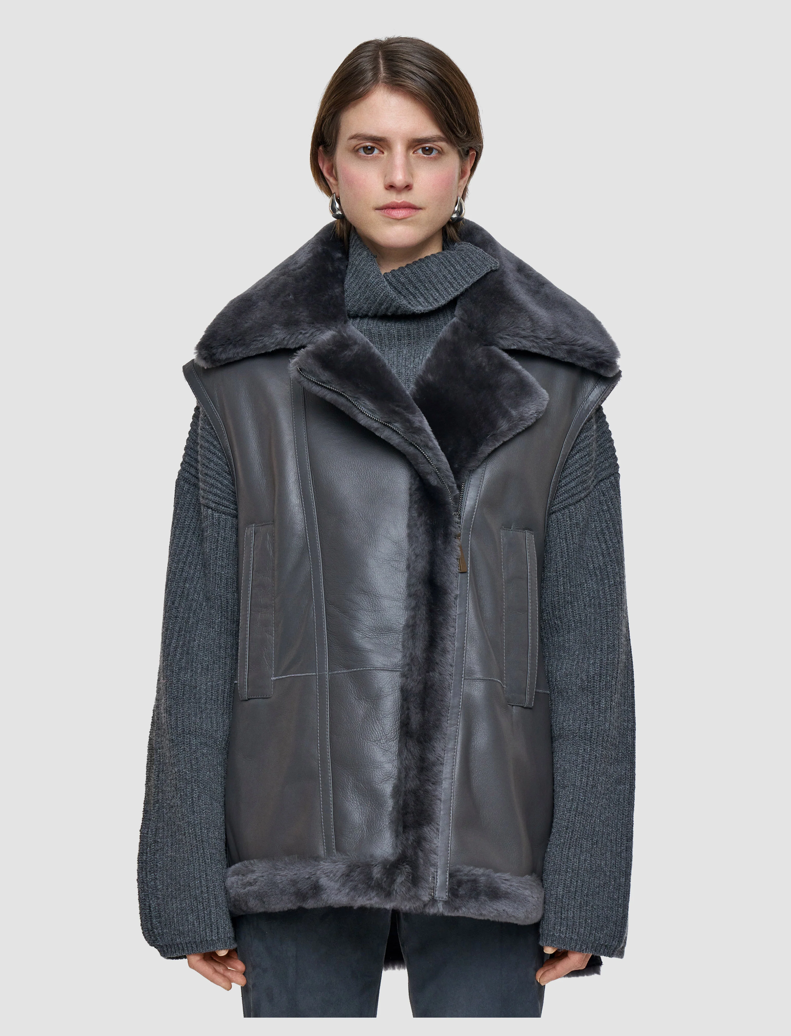 Marc Soft Shearling Gilet - Image 3
