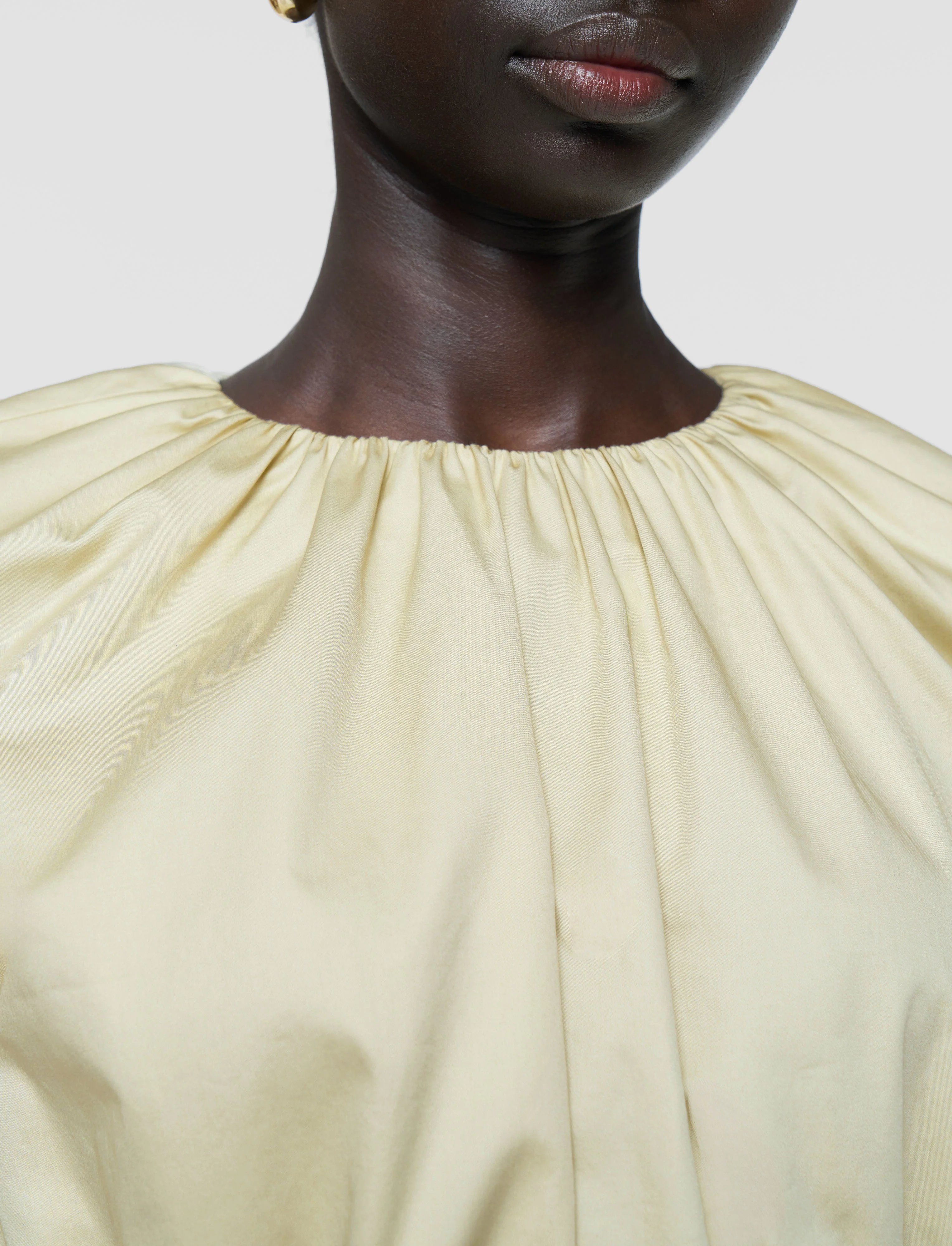 Merlin Cotton Sateen Blouse - Image 5
