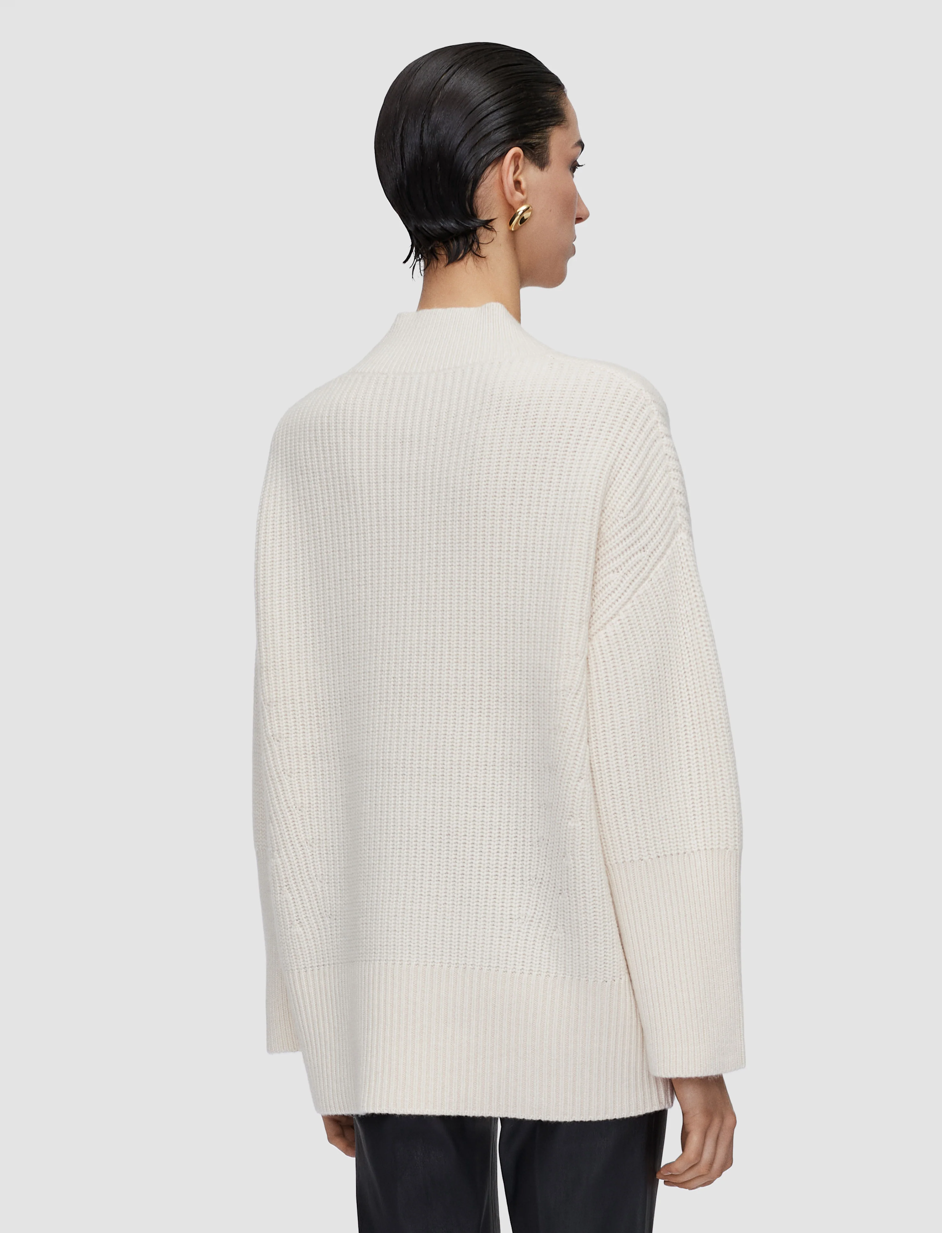 Noel Fisherman Rib Cashmere Jumper - Image 4