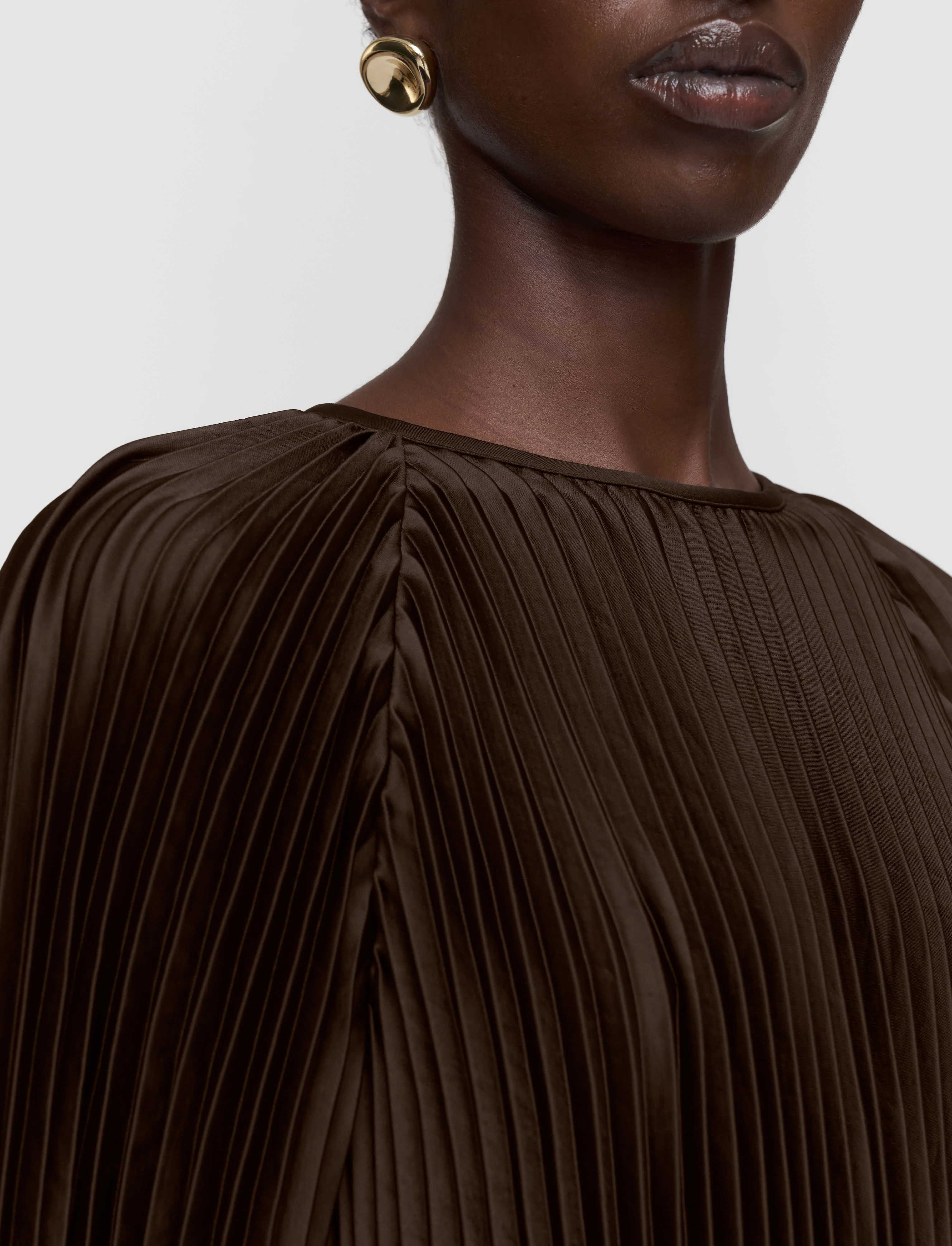 Ortiz Pleated Woven Dress - Image 4