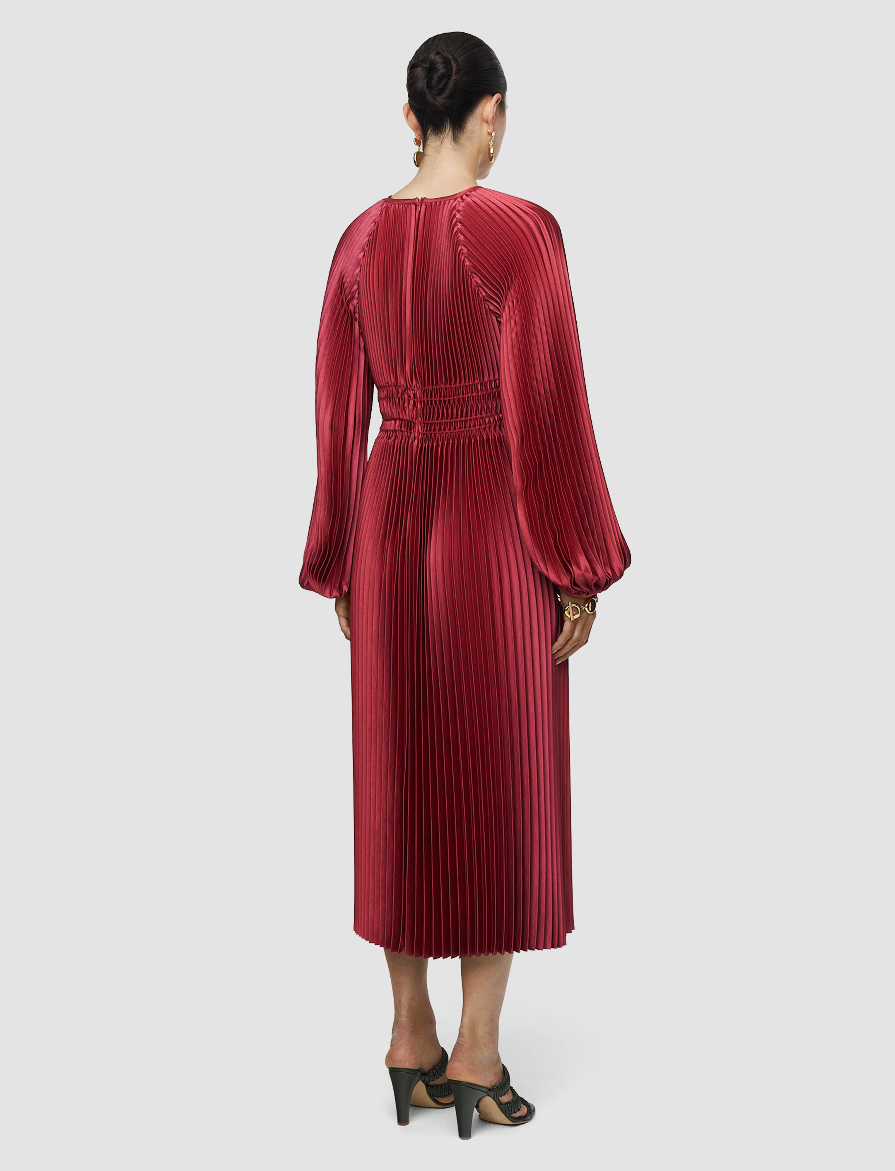 Ortiz Pleated Woven Dress - Image 3