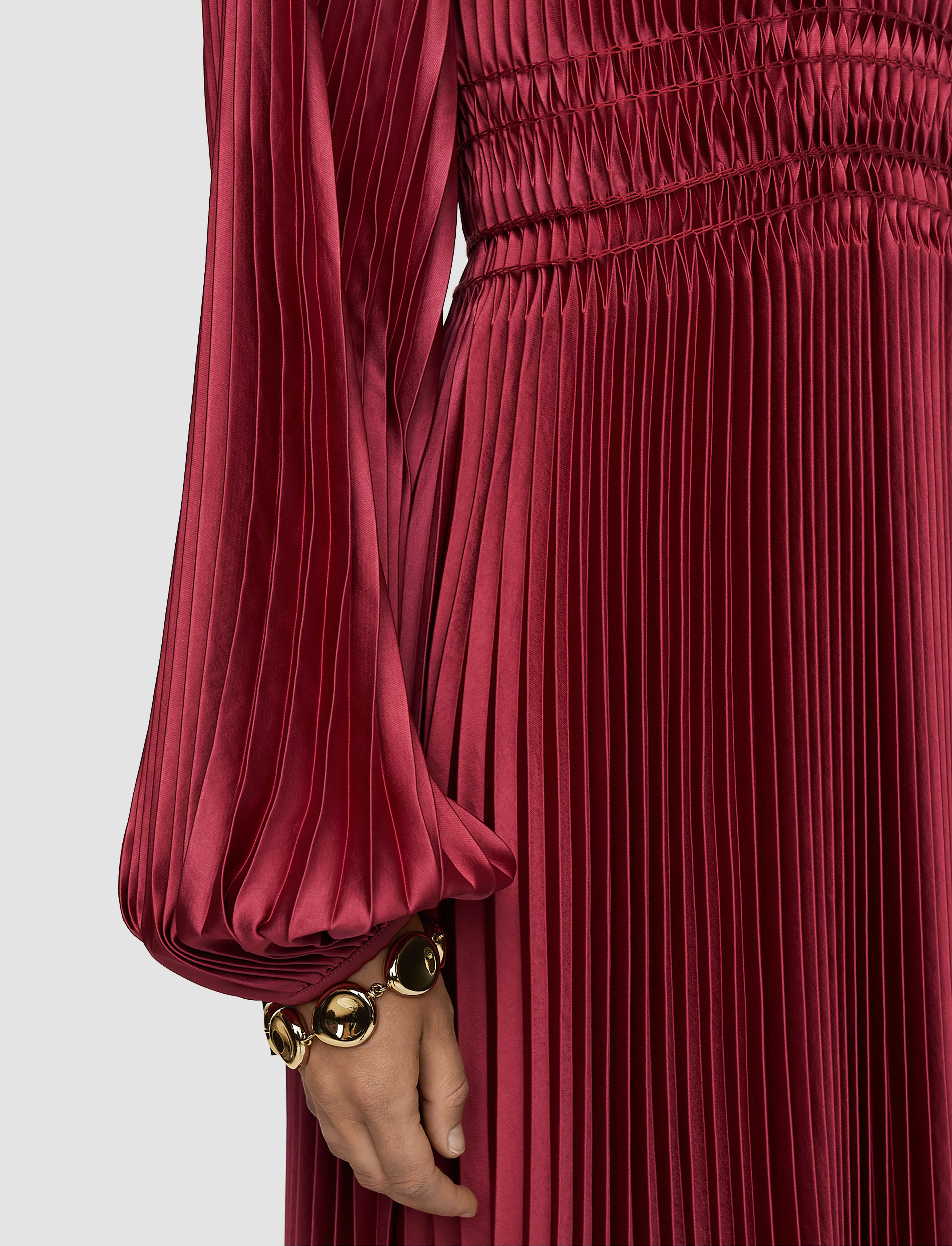 Ortiz Pleated Woven Dress - Image 5