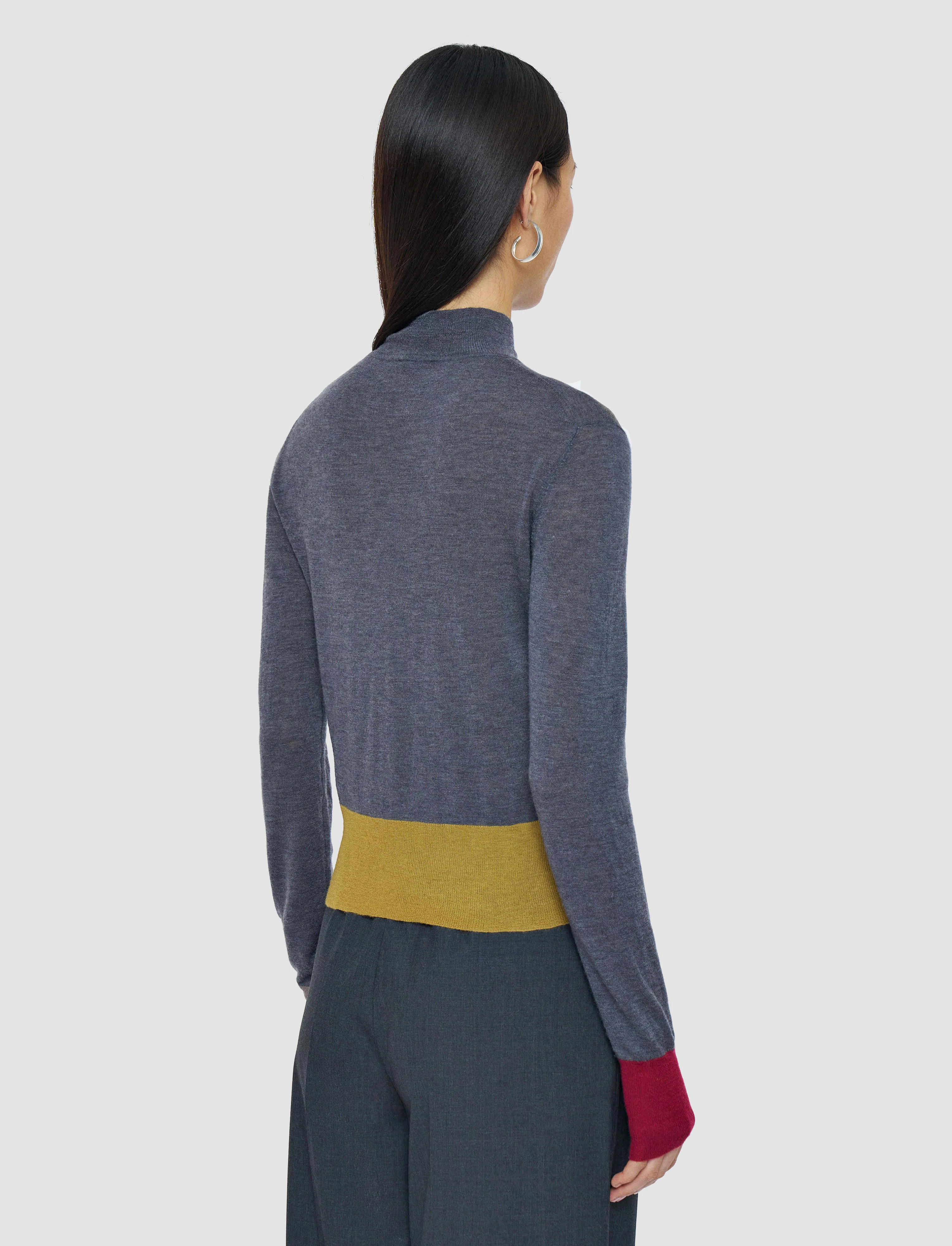 Overlay Cashair Mock Neck Jumper - Image 3