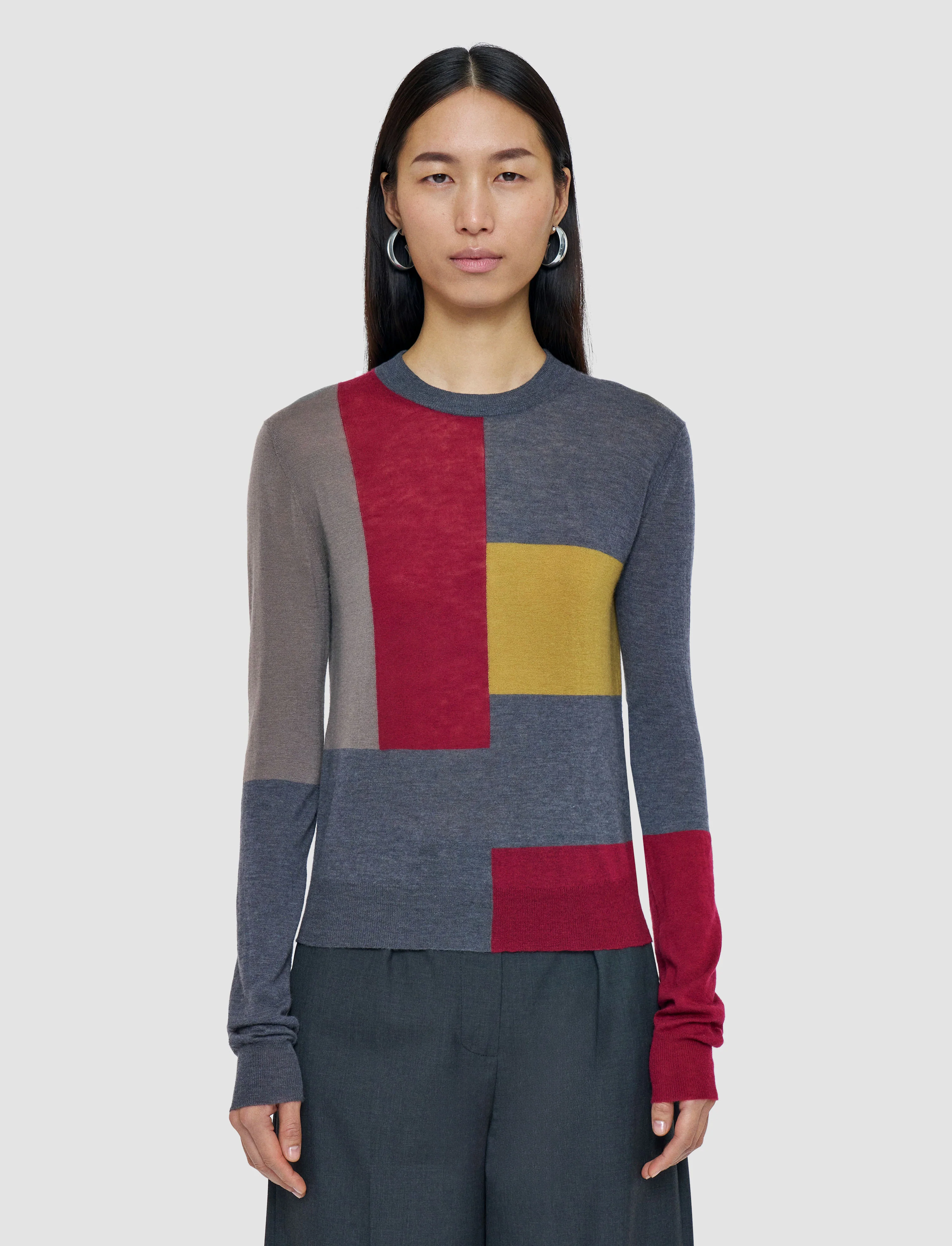 Overlay Cashair Round Neck Jumper - Image 3