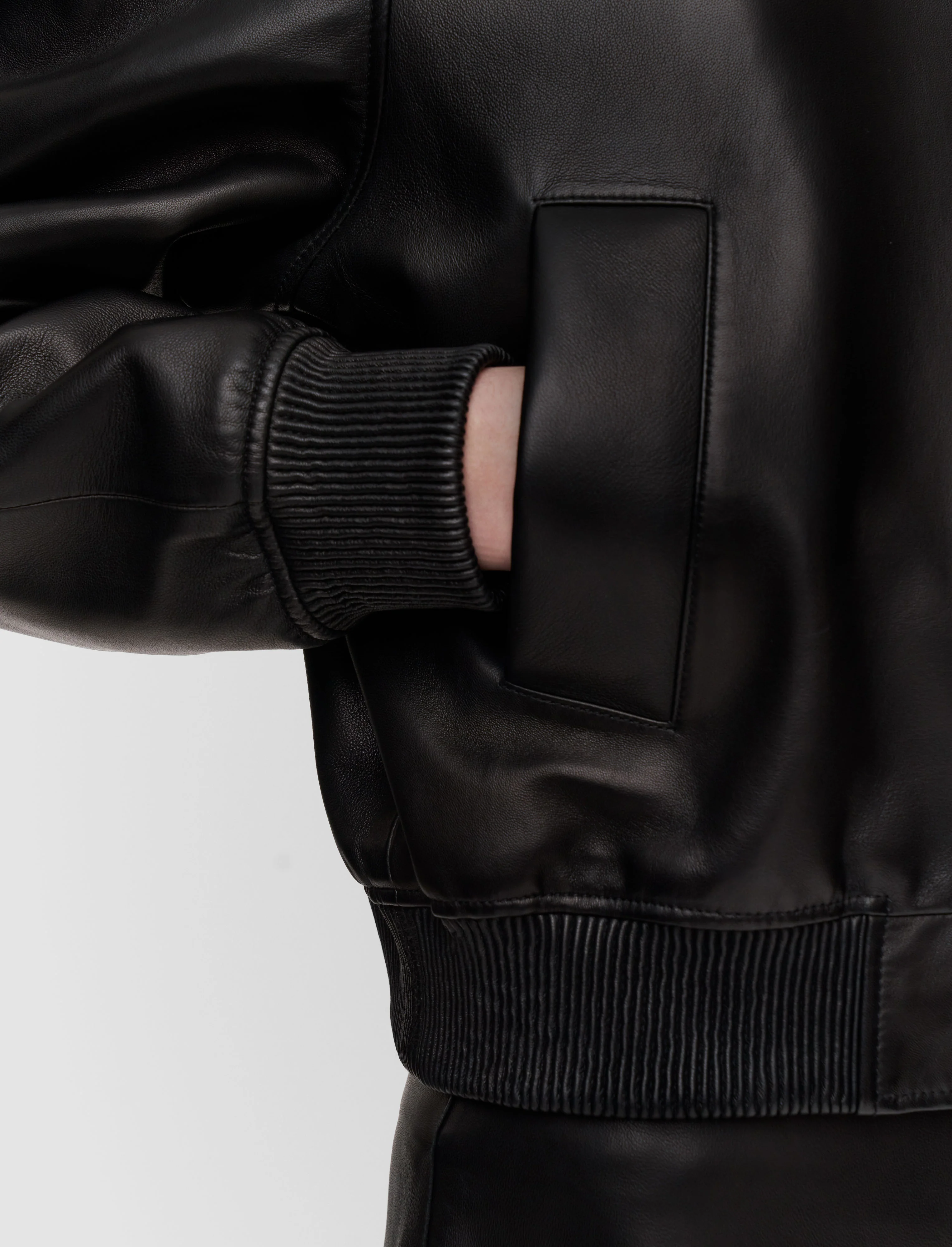 Quinn Soft Nappa Leather Jacket - Image 7