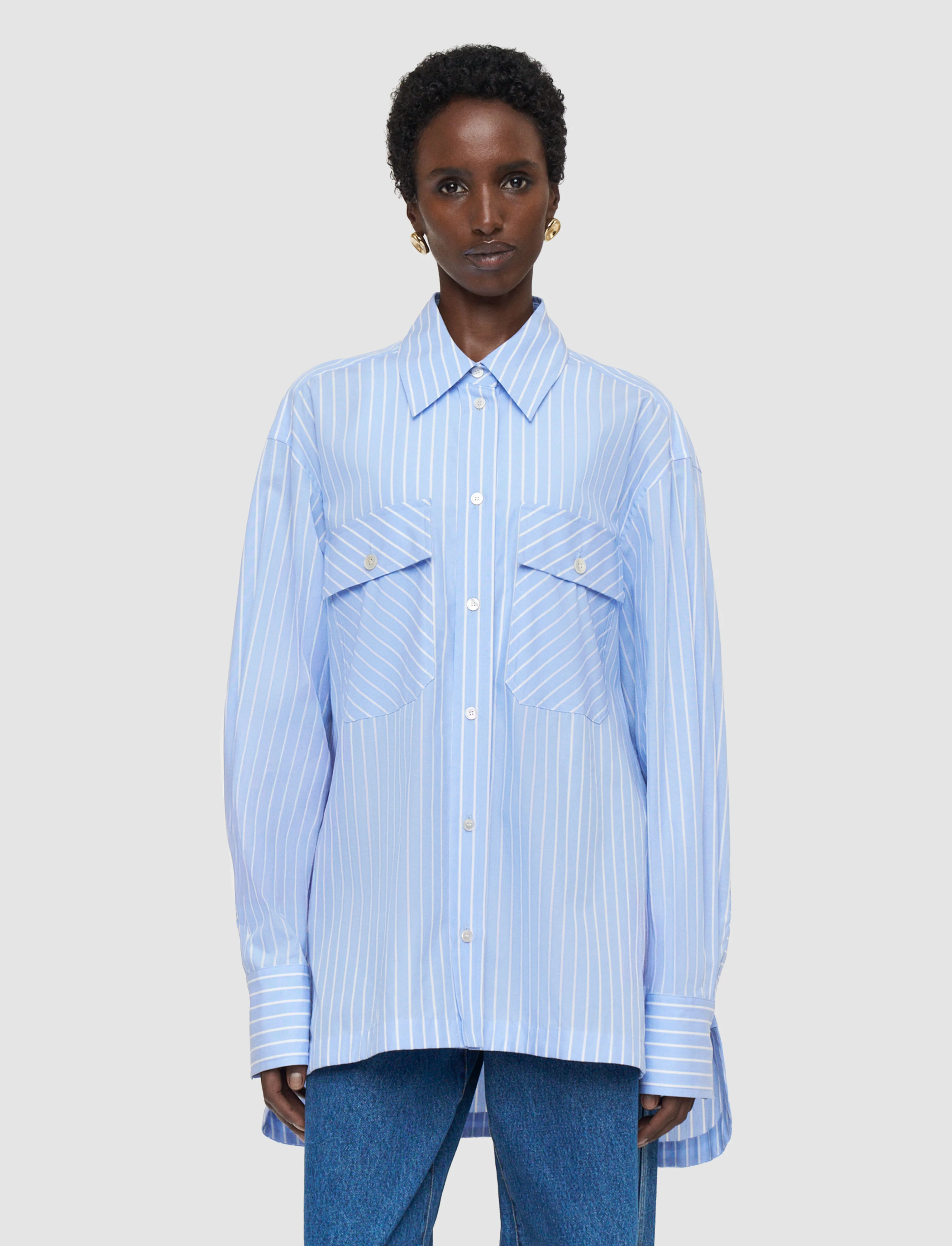 Ranya Cotton Stripe Shirt - Image 3
