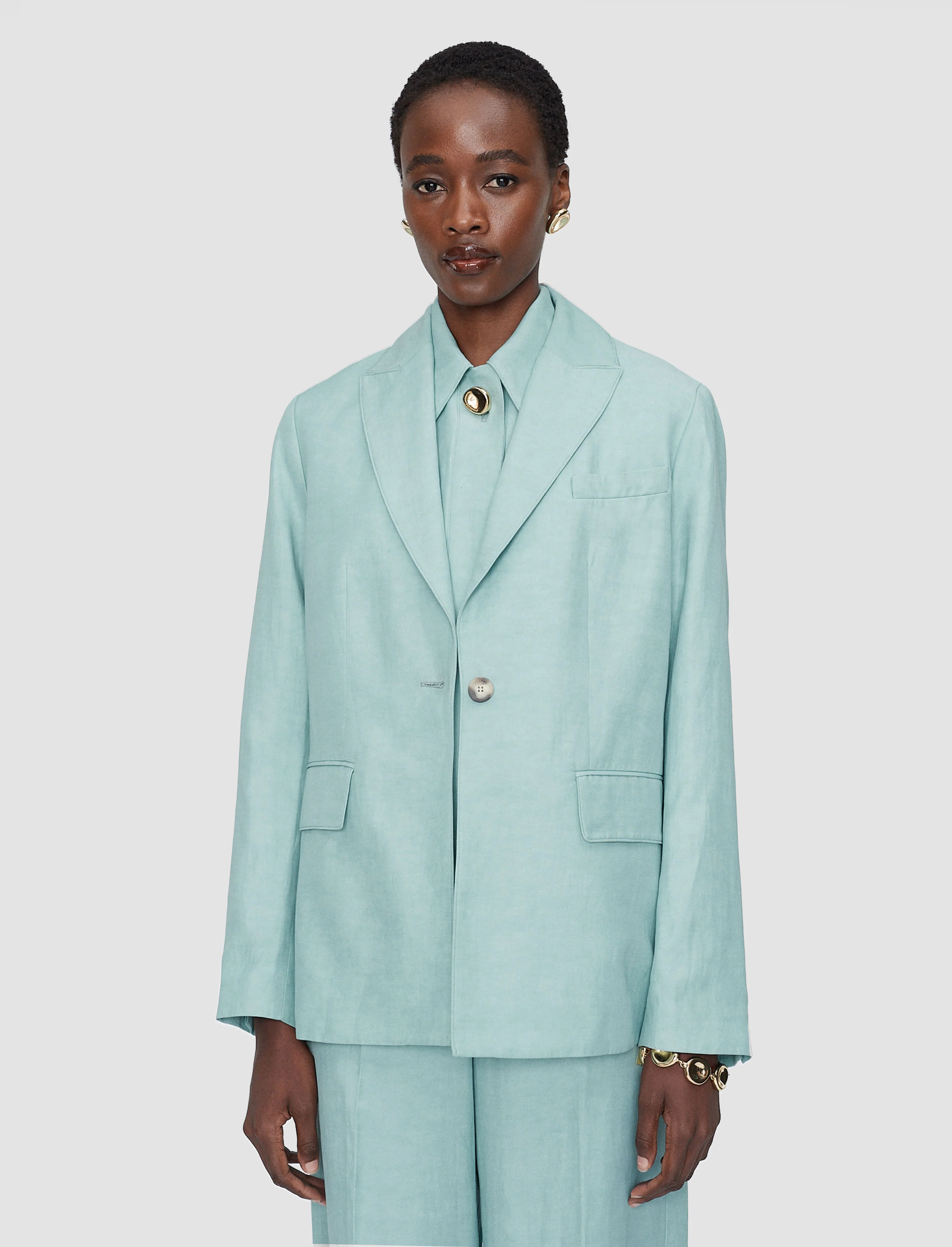Rochd Light Linen Blend Jacket - Image 3