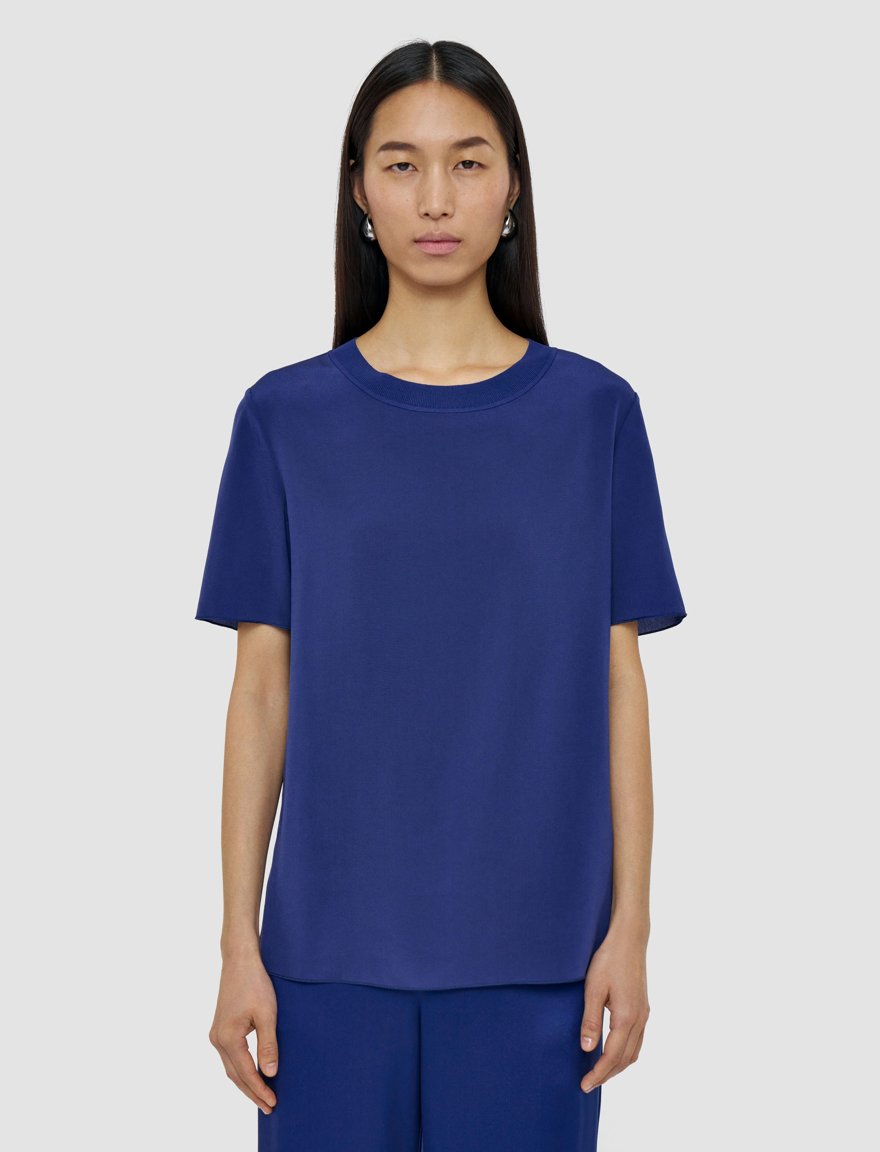 Rubin Crepe de Soie Silk Blouse - Image 3