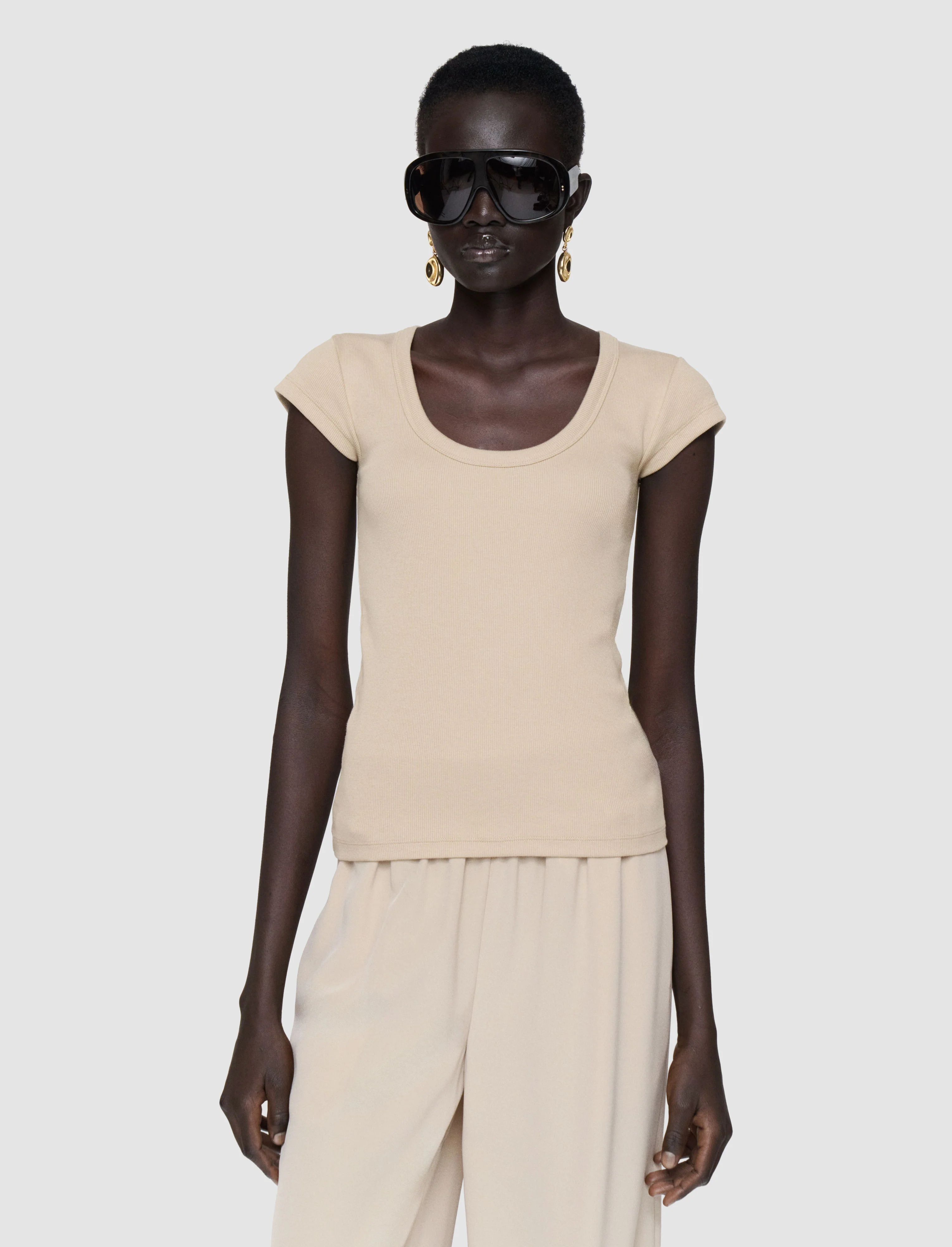 Saba Cotton Rib Top - Image 3