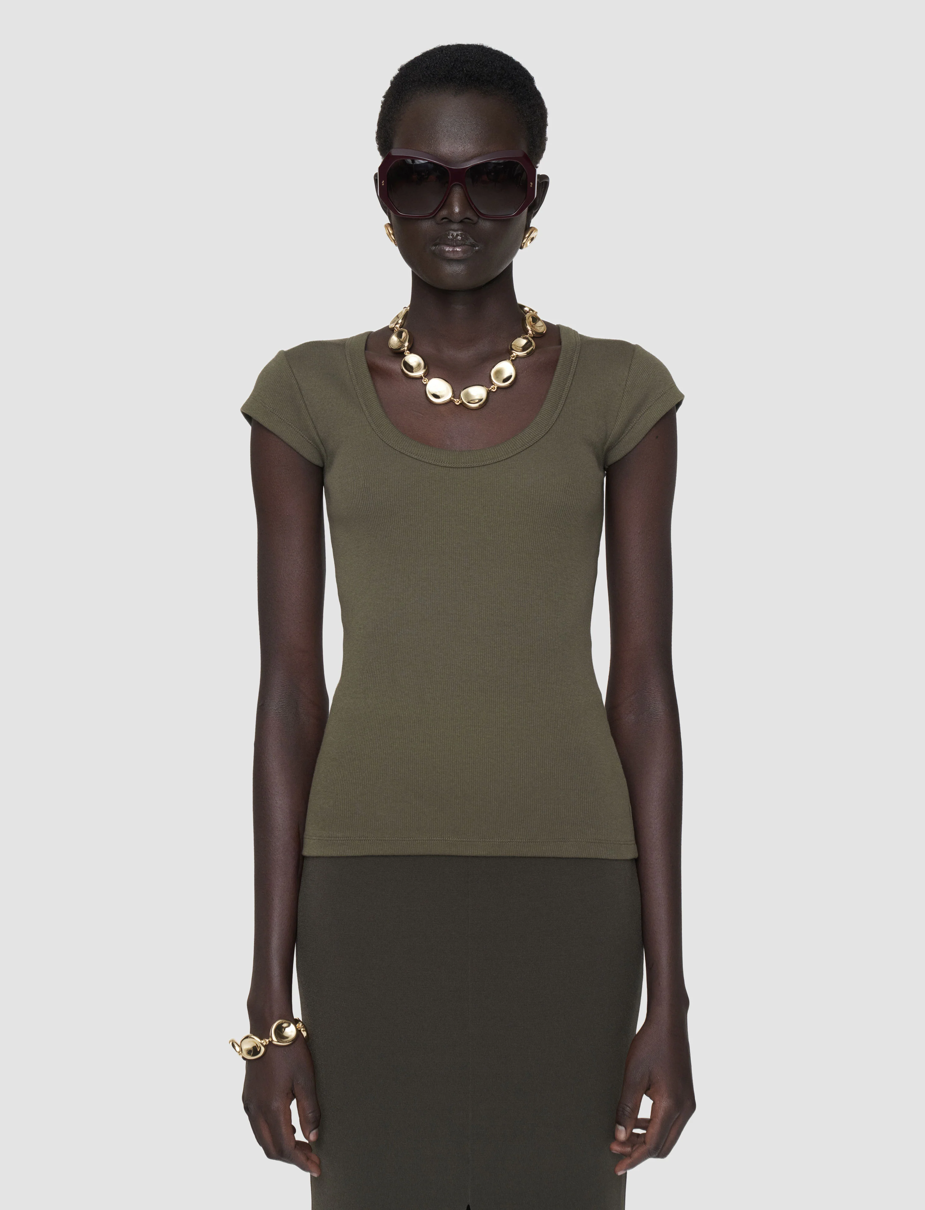 Saba Cotton Rib Top - Image 3