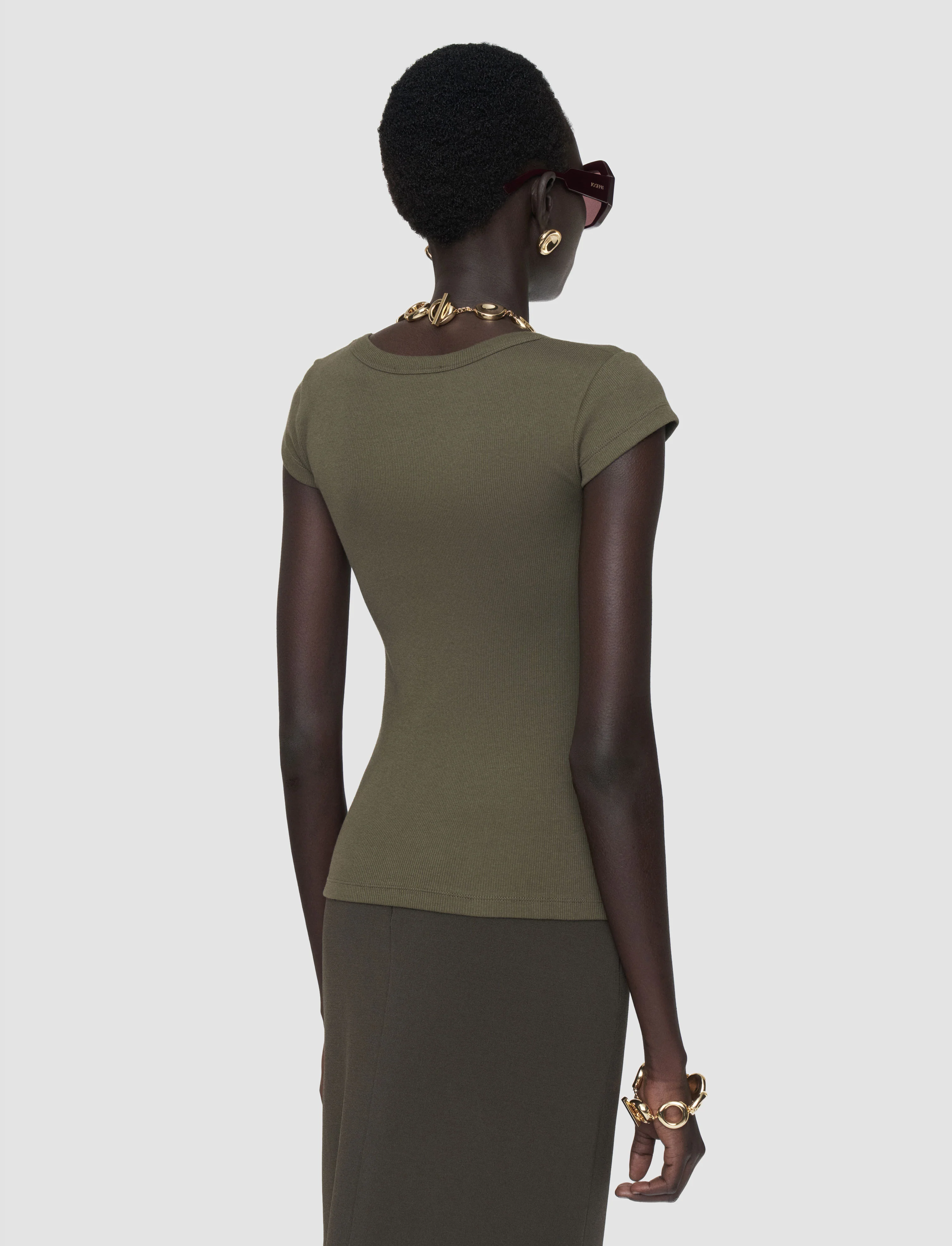 Saba Cotton Rib Top - Image 4