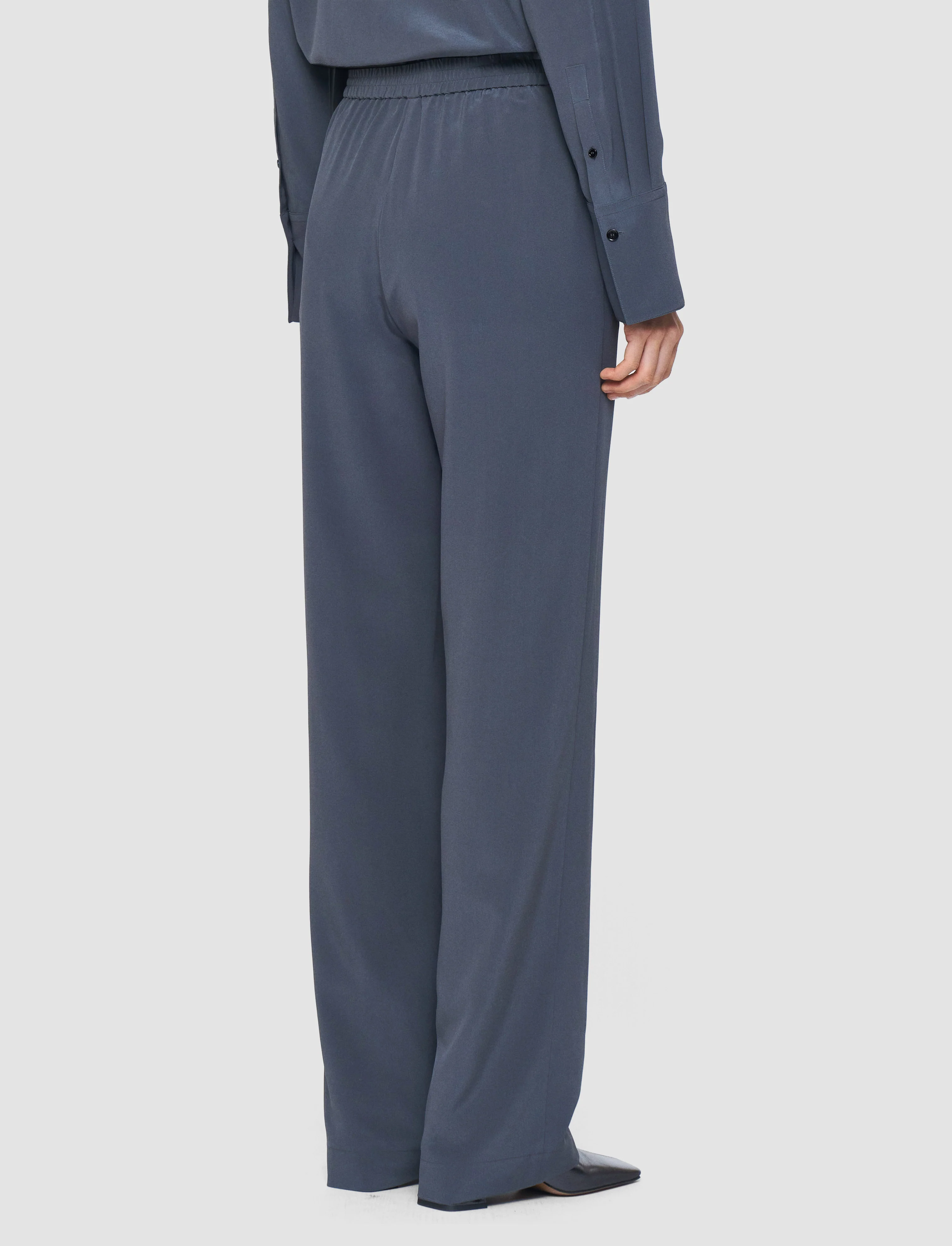 Sahel Crepe de Chine Silk Trousers - Image 3