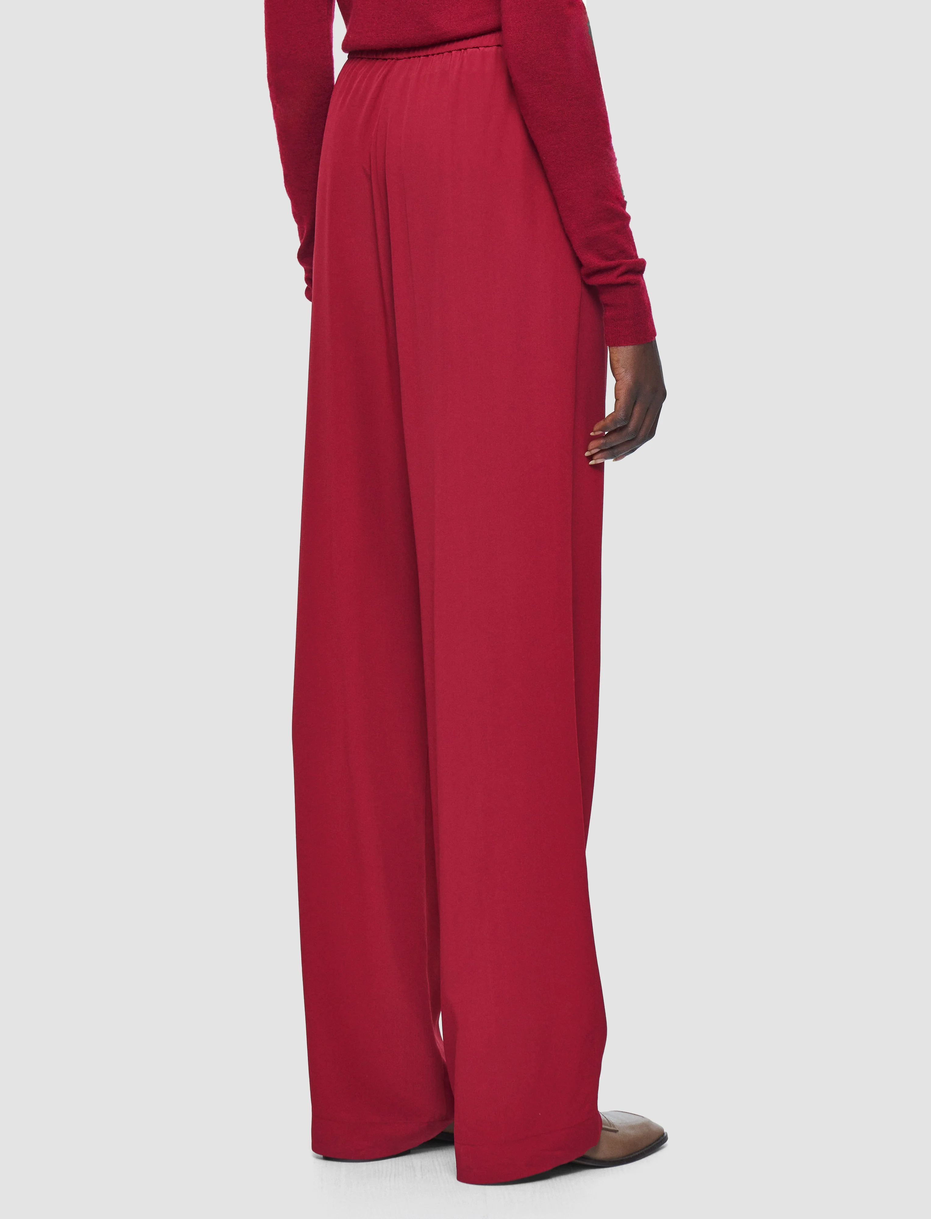Sahel Crepe de Chine Silk Trousers - Image 3